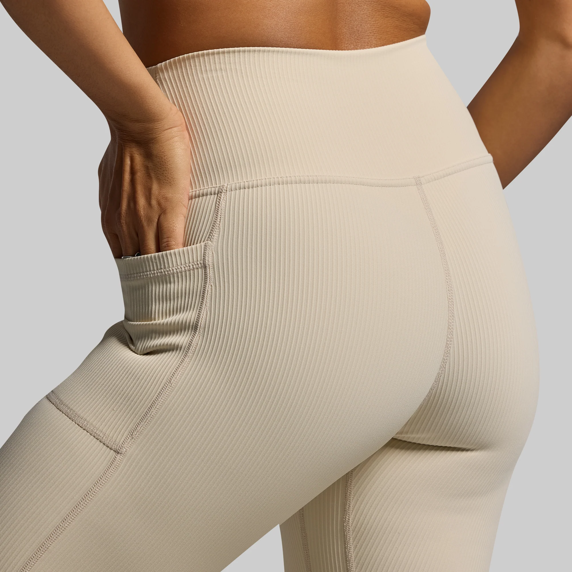 All or Nothing Capri w/ Pockets (Oatmeal) - Image 5