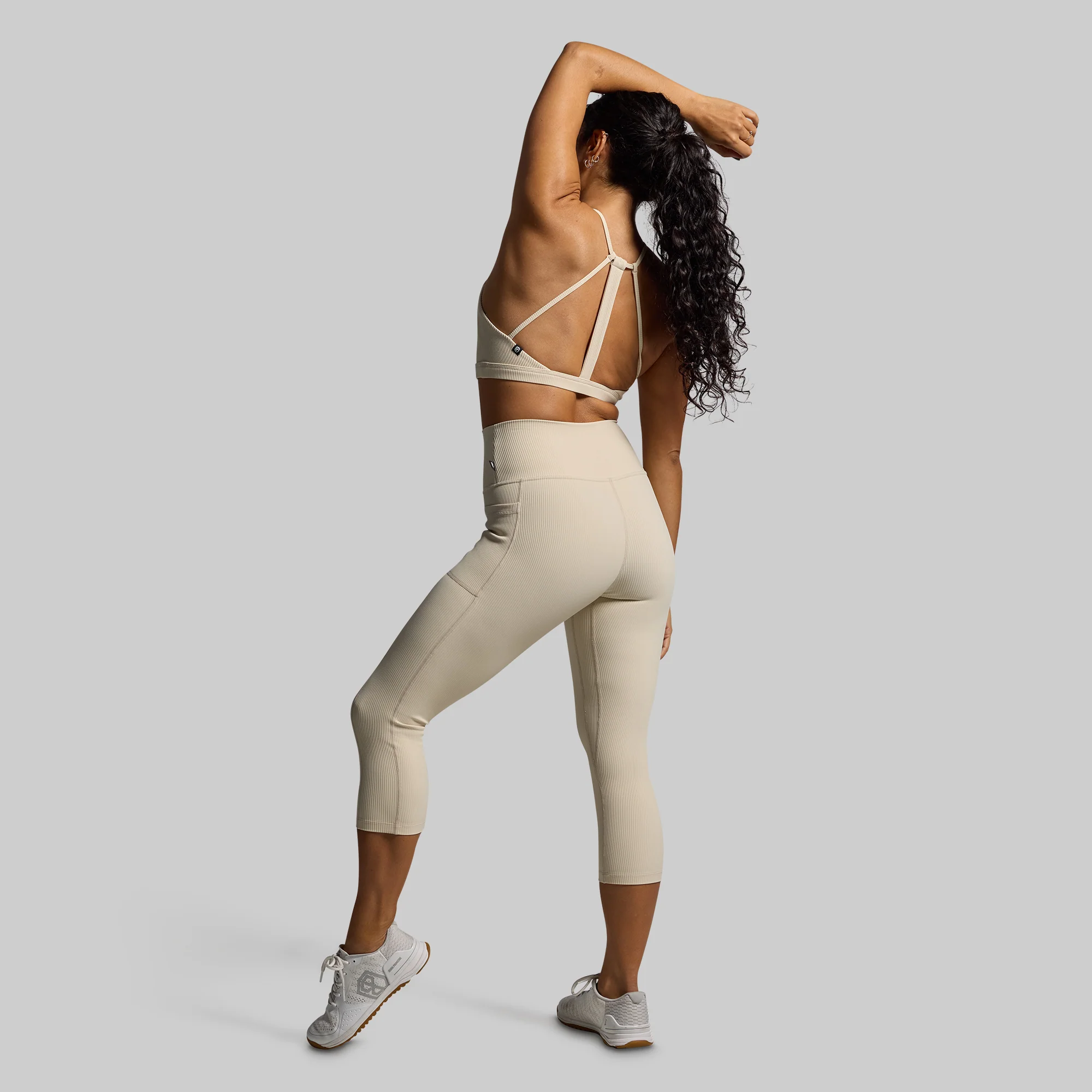 All or Nothing Capri w/ Pockets (Oatmeal) - Image 7