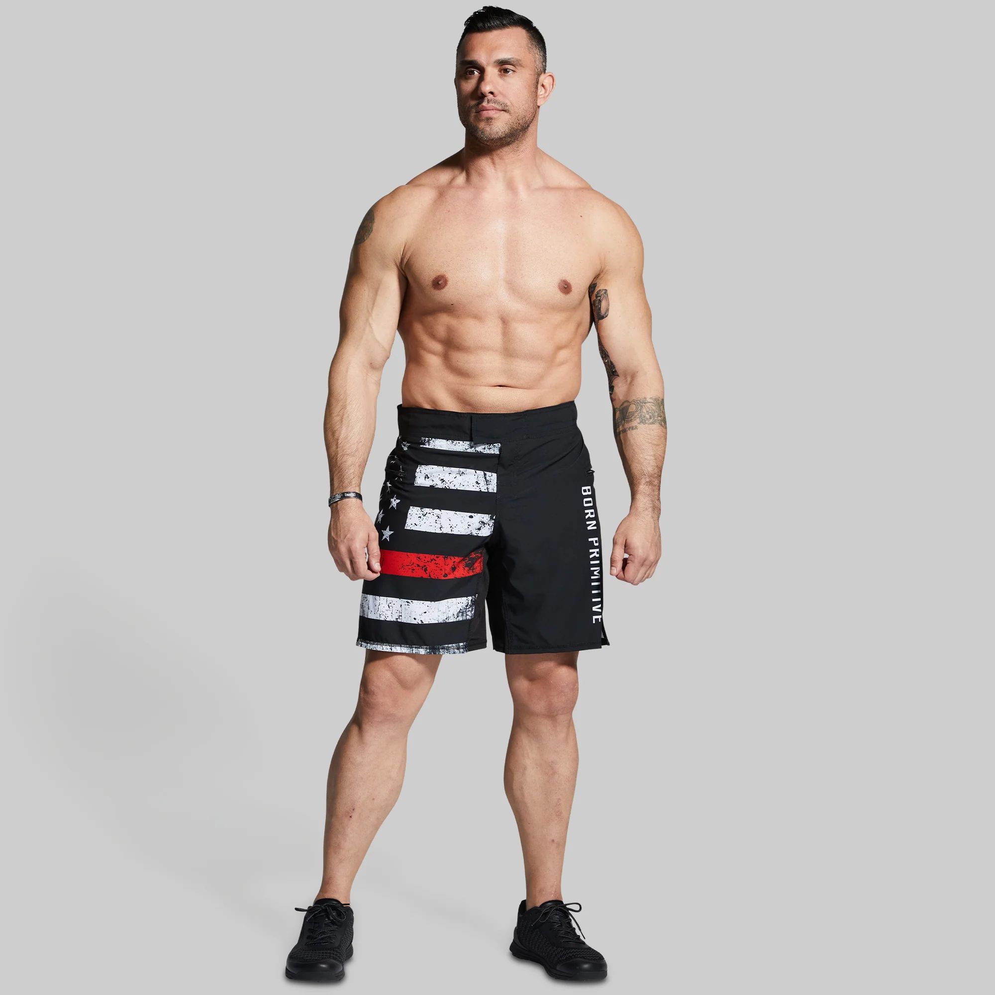American Defender Short Velcro 3.0 (Thin Red Line) - Image 6