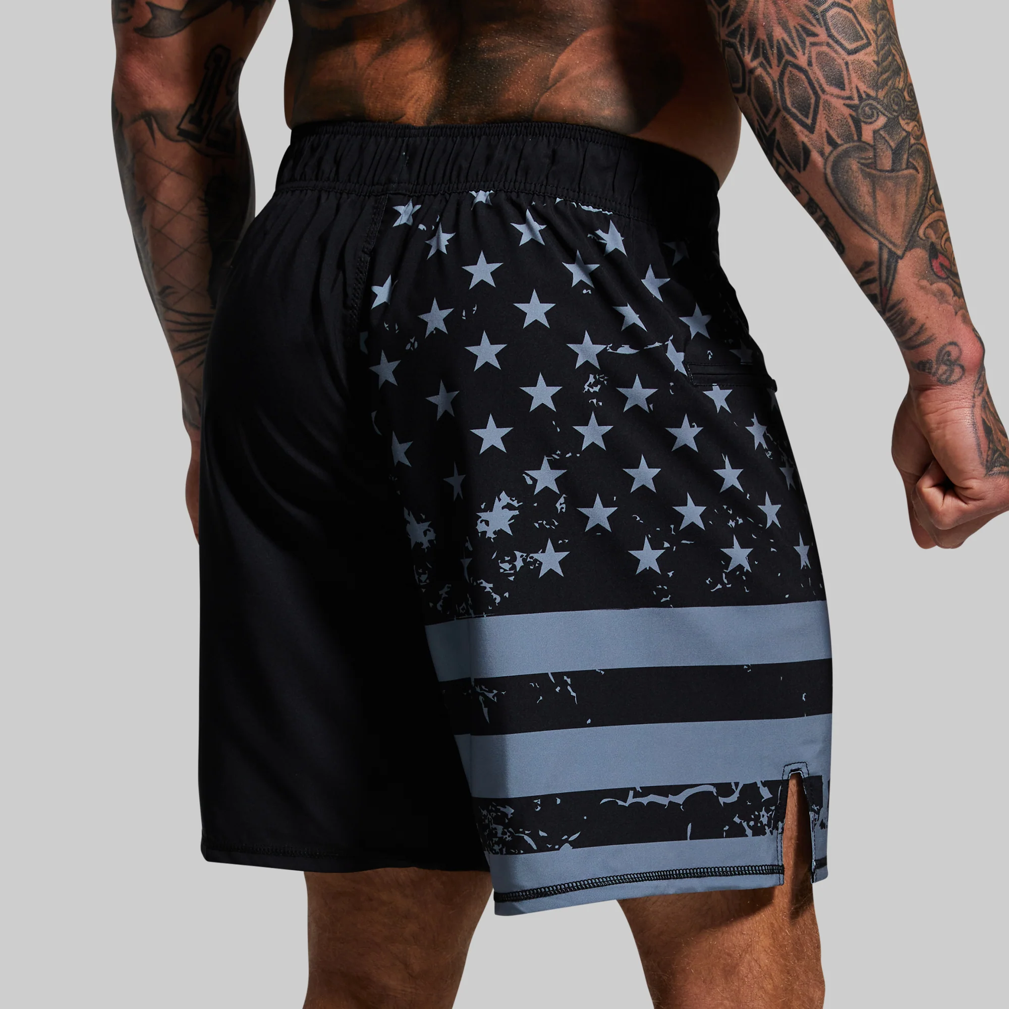 American Defender Short Velcro 3.0 (Undefeated Gunmetal) - Image 4