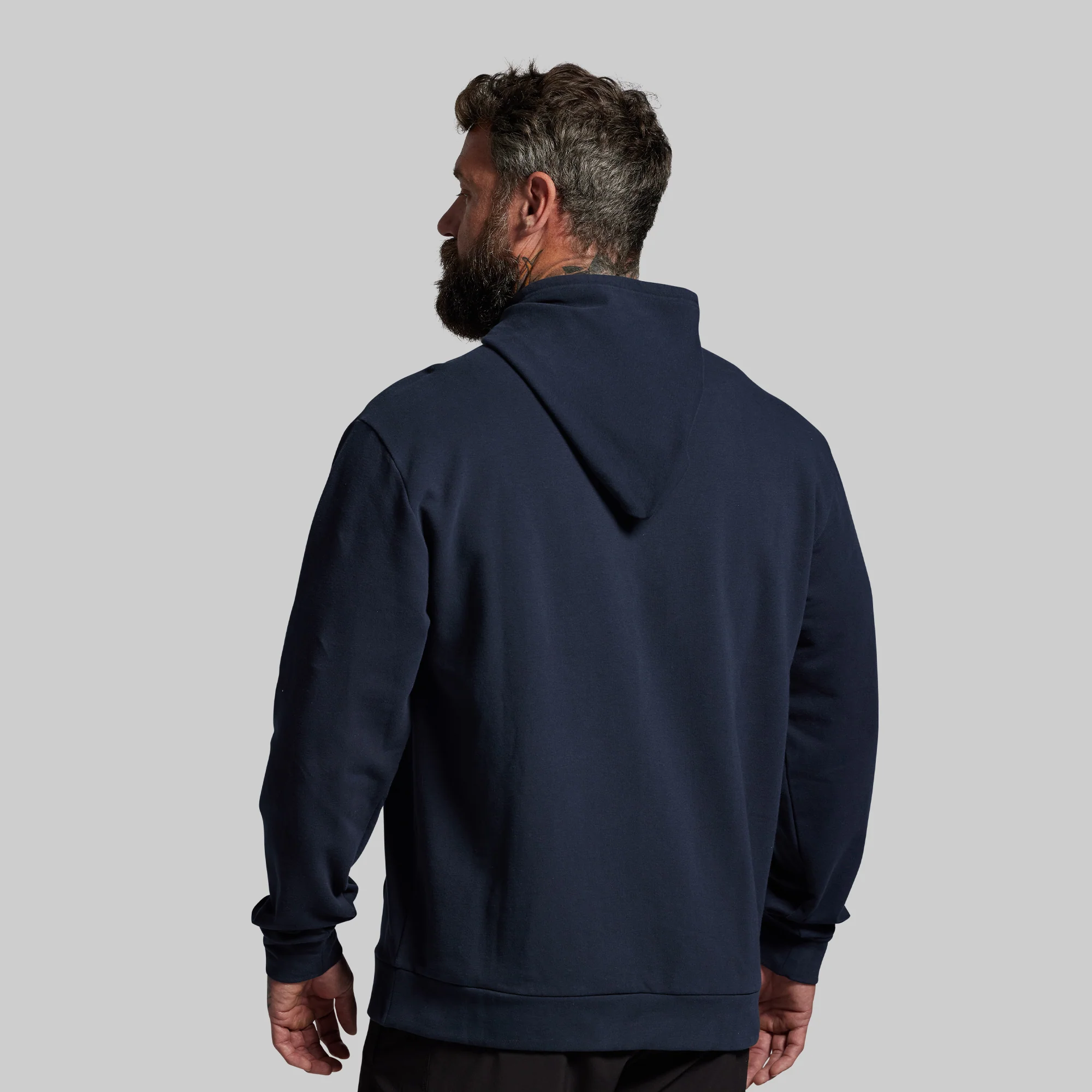 American Original Embossed Men's Unmatched Hoodie (BP Navy) - Image 2