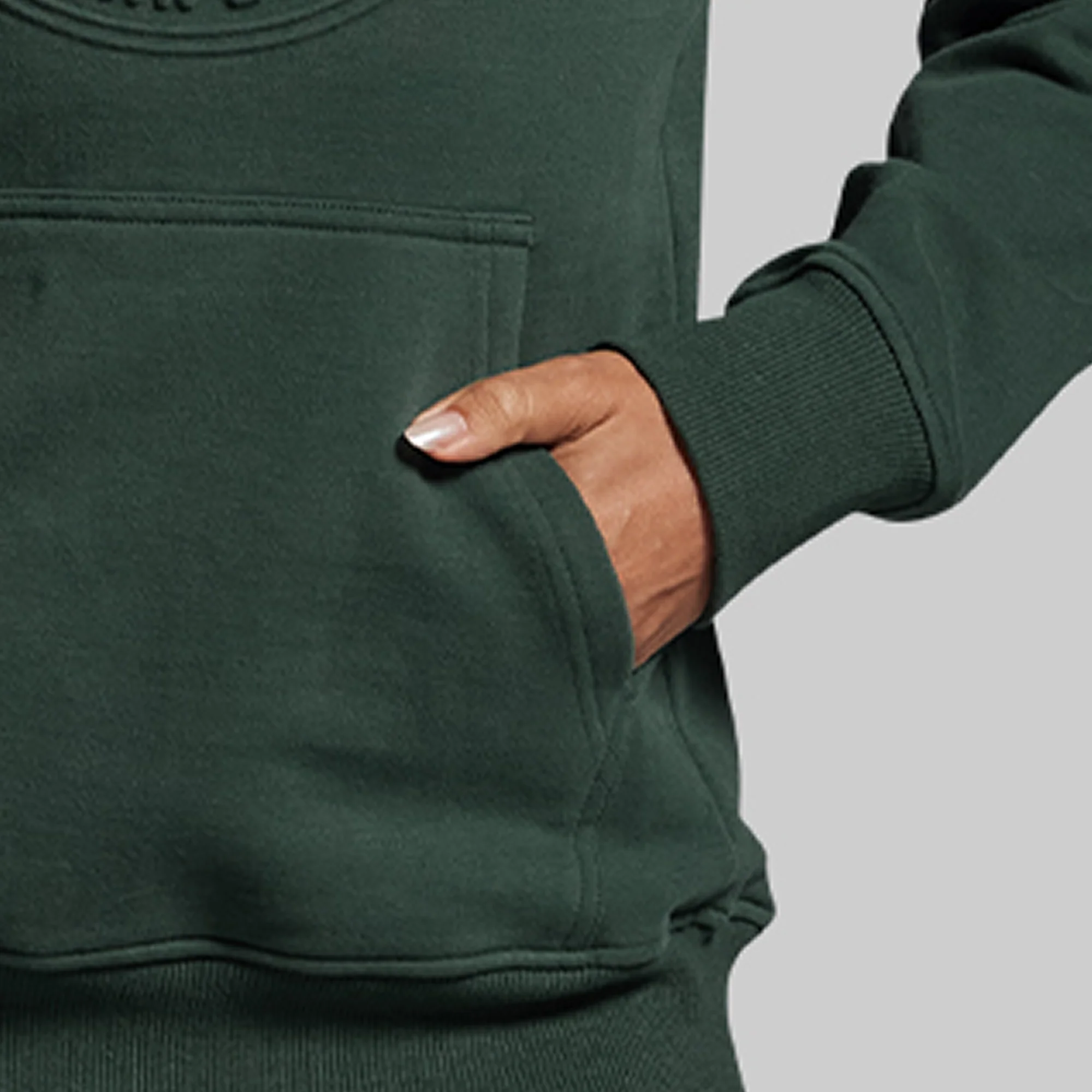 American Original Embossed Women's Unmatched Hoodie (Grove) - Image 4