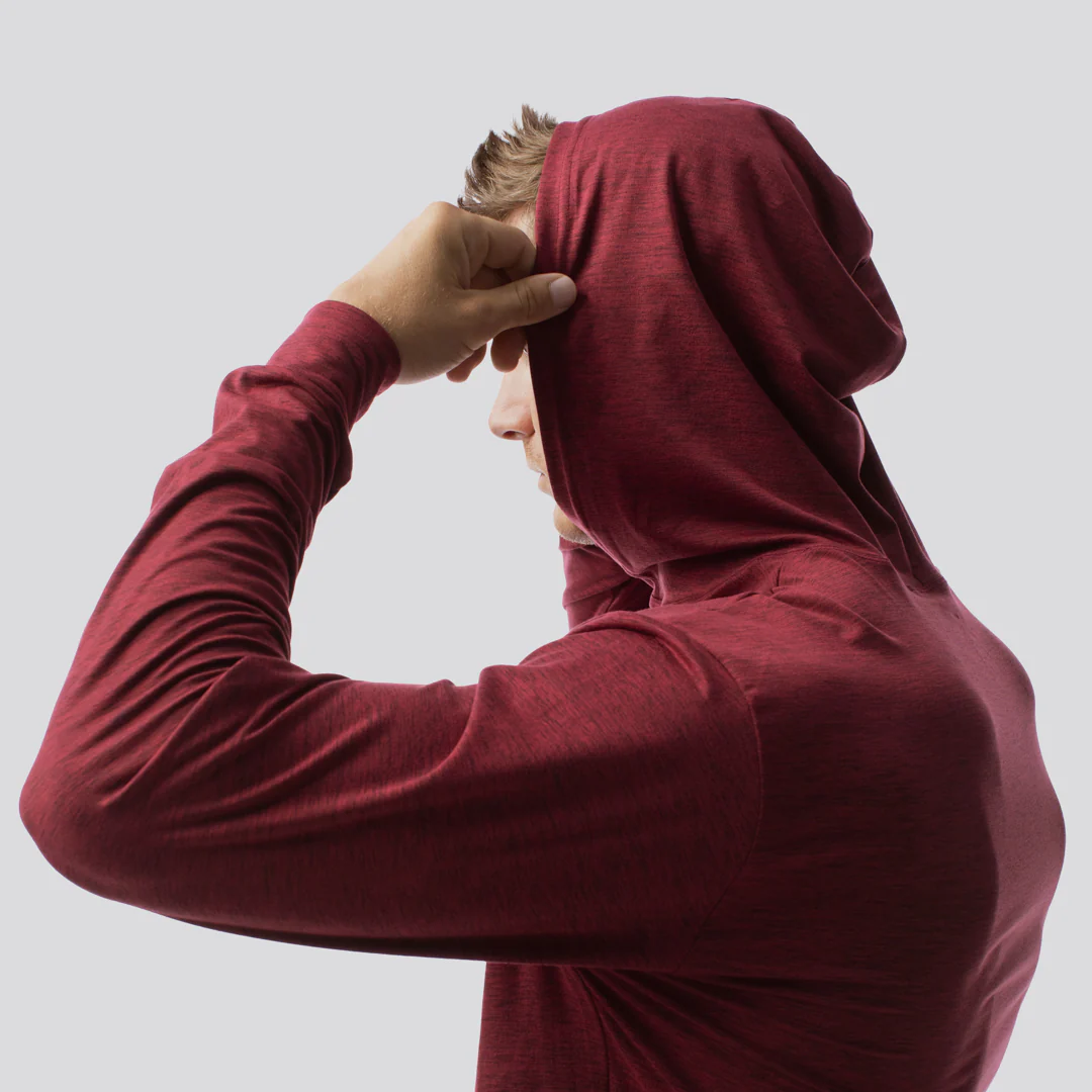Athleisure Hoodie (Maroon) - Image 3
