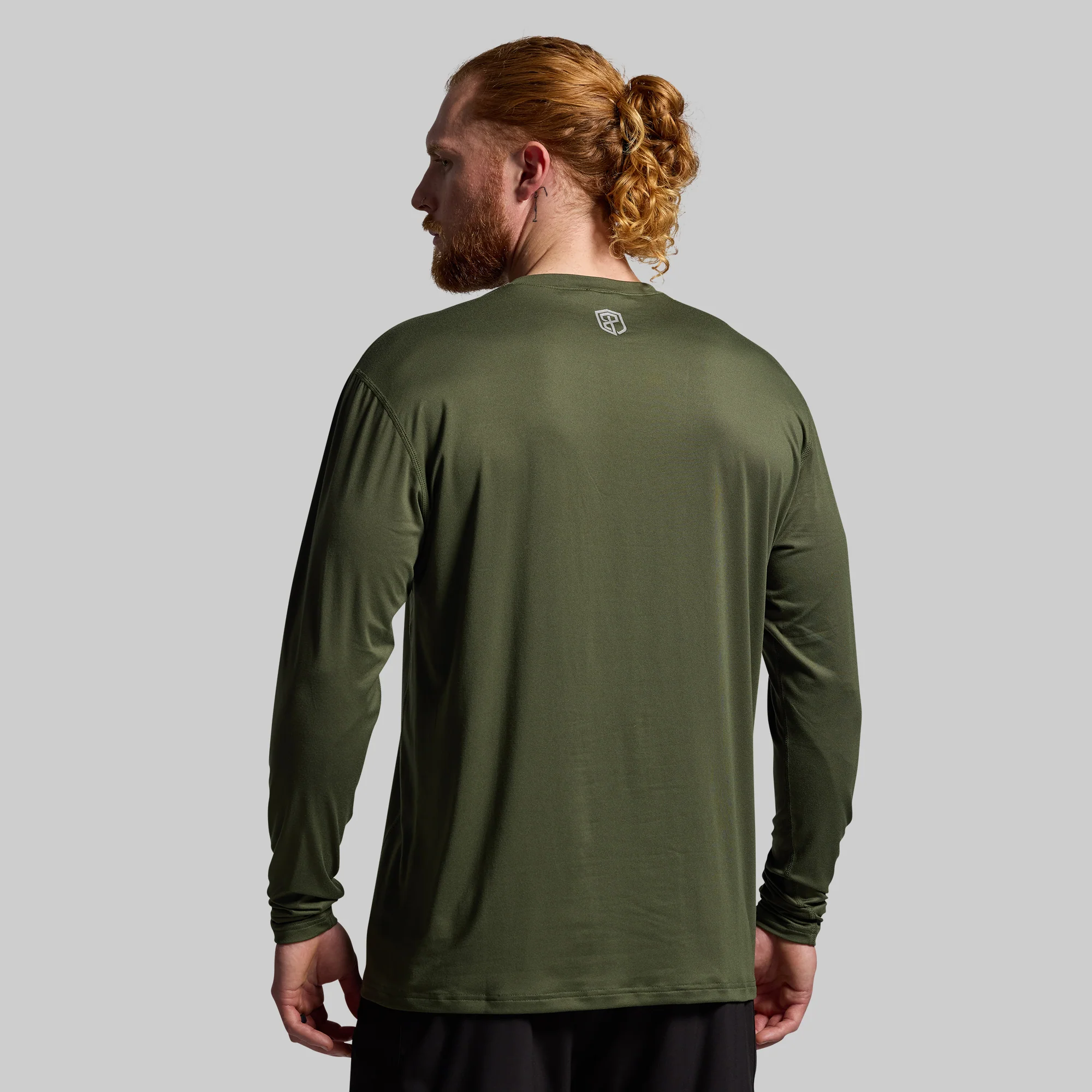 Athleisure Long Sleeve Crew (Tactical Green) - Image 2