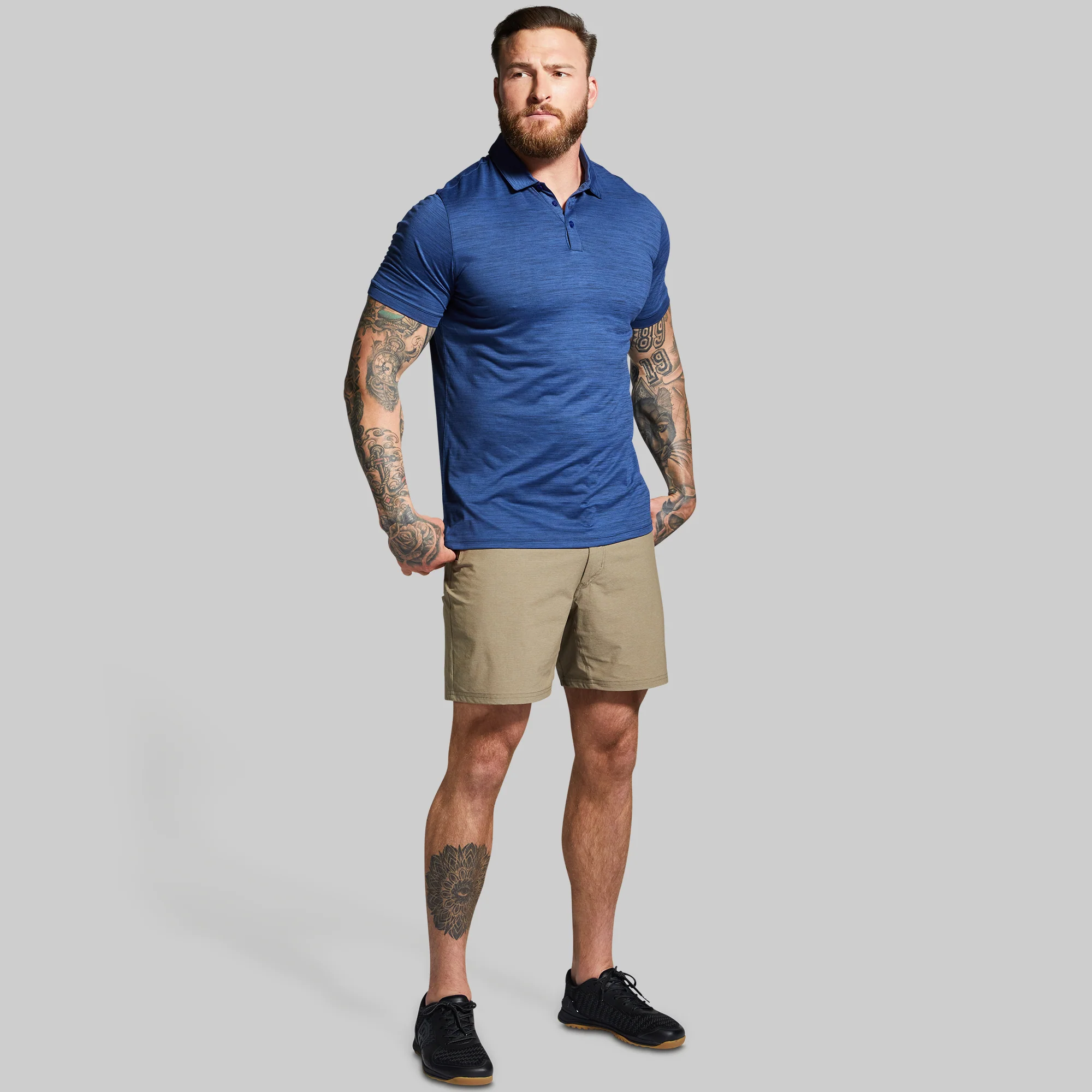 Athleisure Polo (Navy) - Image 3