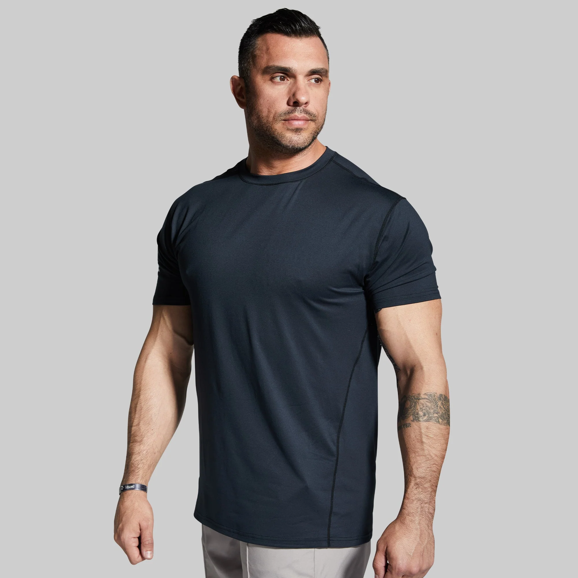 Athleisure Tee w/ Flag (Black) - Image 6