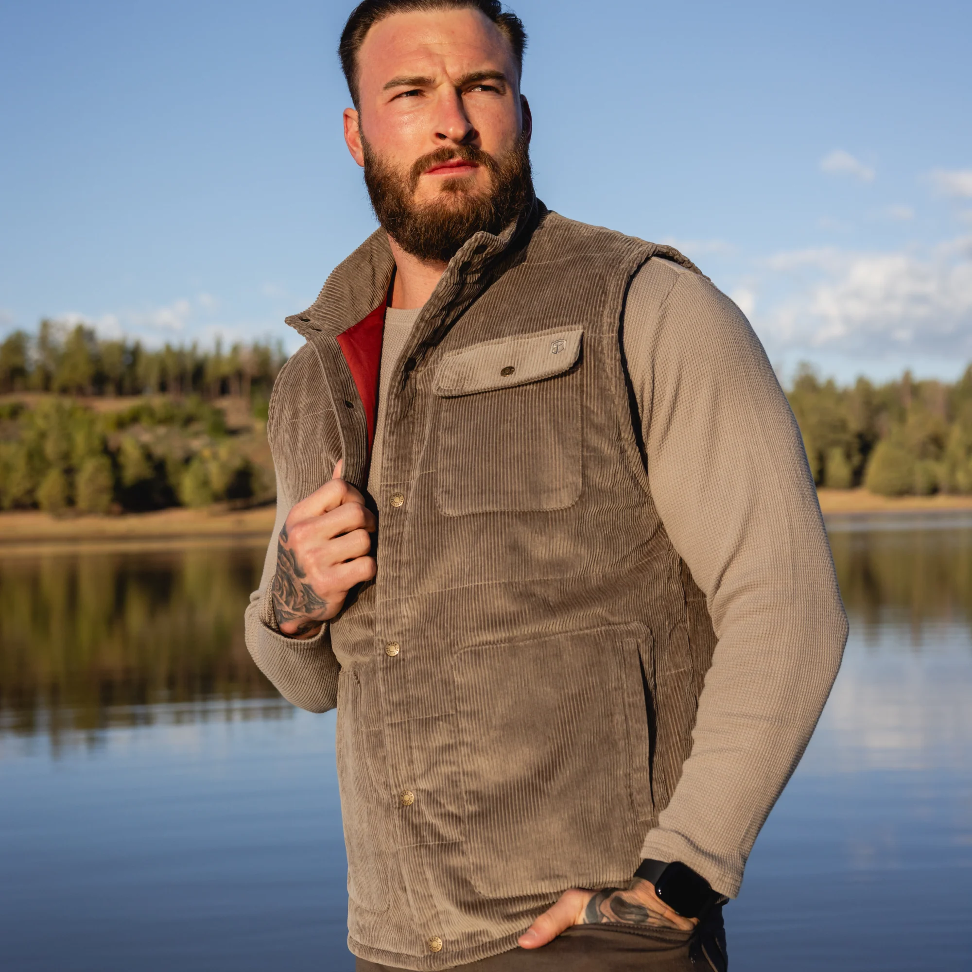 Base Camp Quilted Vest (Elephant) - Image 2