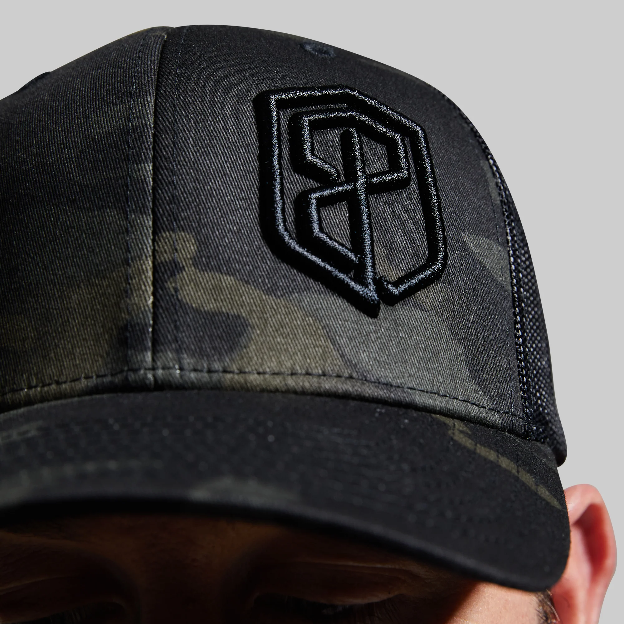 Born Primitive Trucker Hat (Black Multicam) - Image 4
