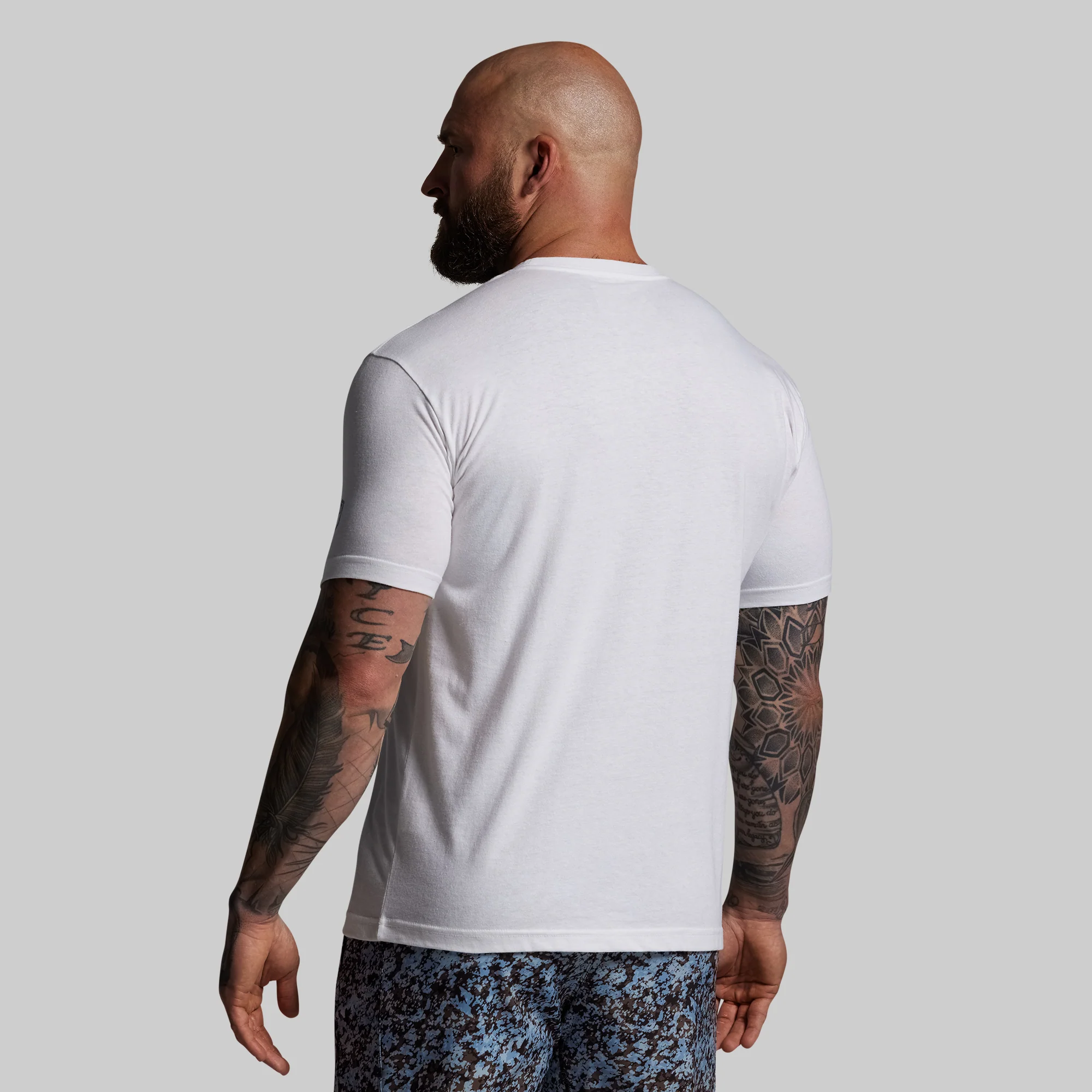 BP Flag Tee (White/Speckle) - Image 2