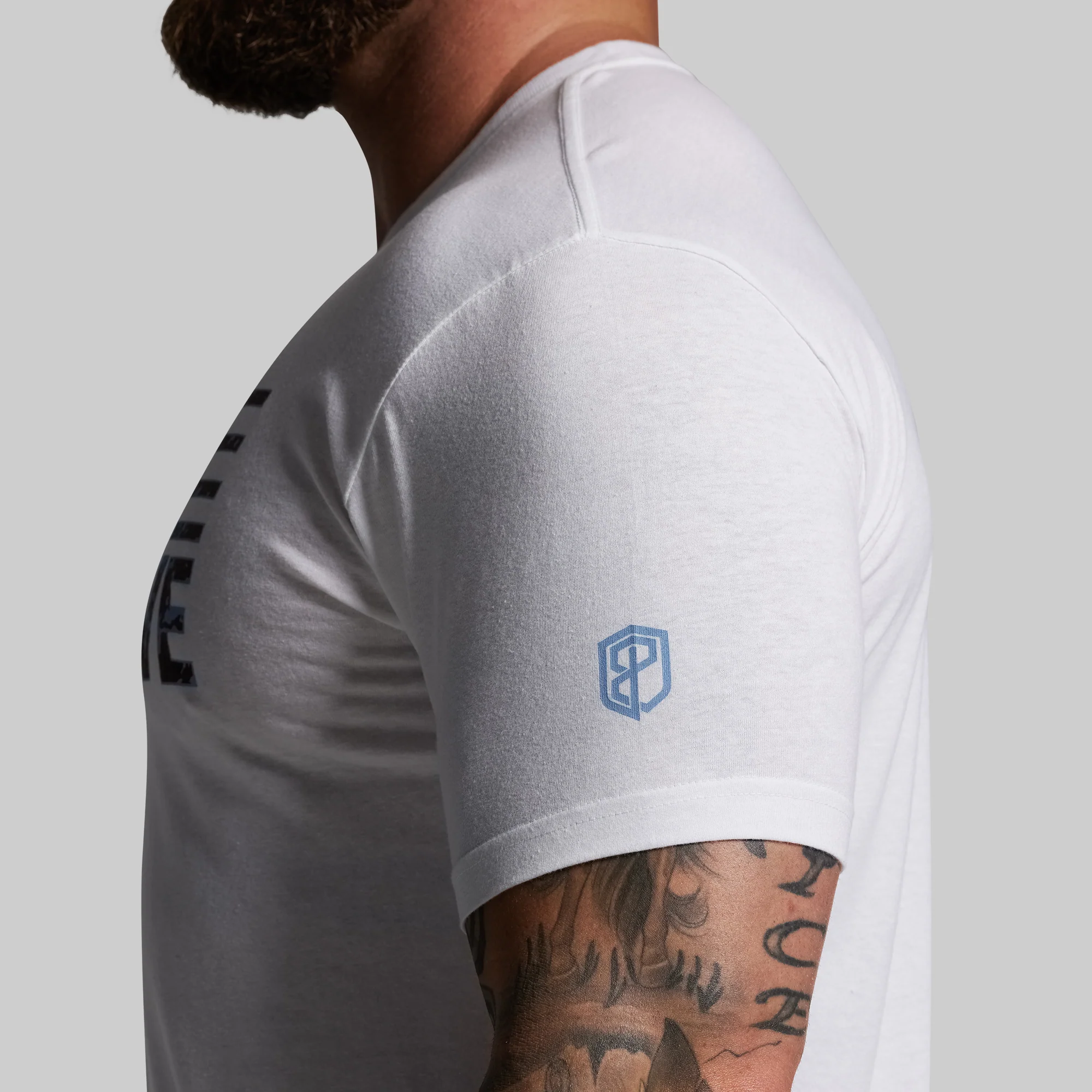 BP Flag Tee (White/Speckle) - Image 4