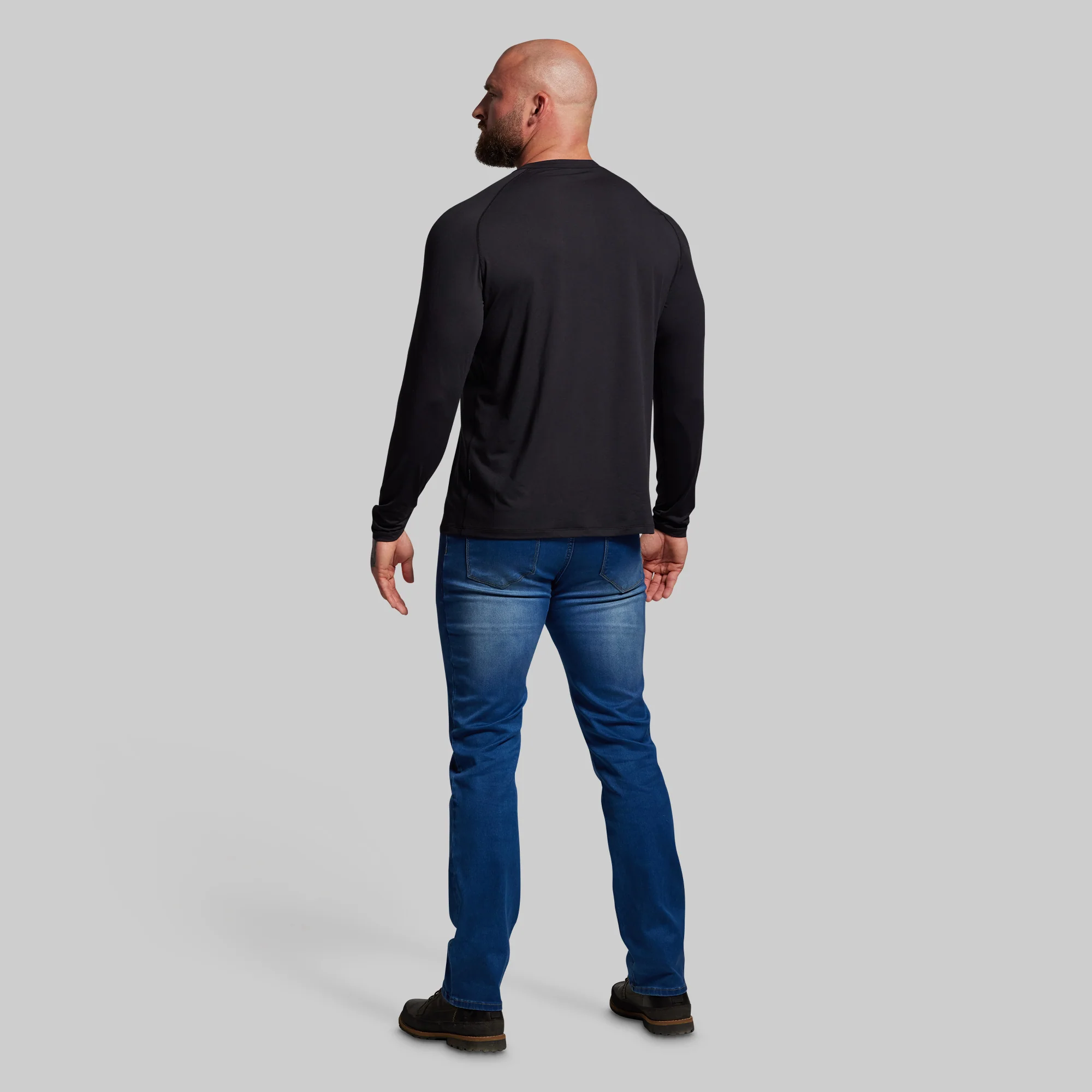 BP Premium Basic Henley (Black) - Image 5