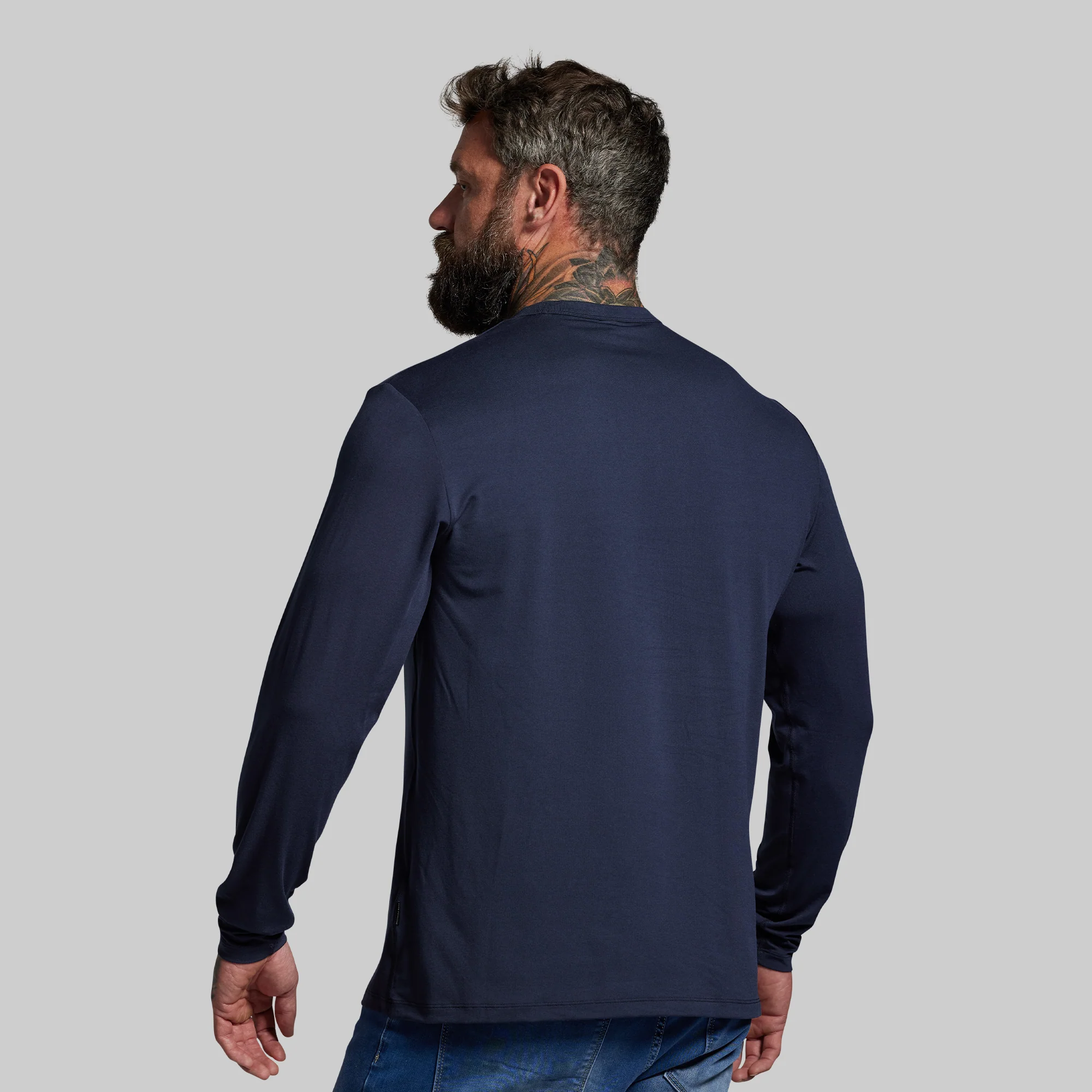 BP Premium Basic Long Sleeve (BP Navy) - Image 2