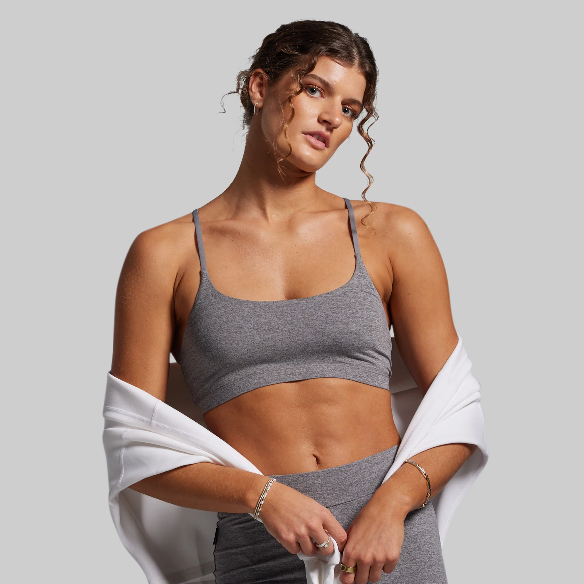 BP Premium Basic Lounge Bra (Heather Grey) - Image 4