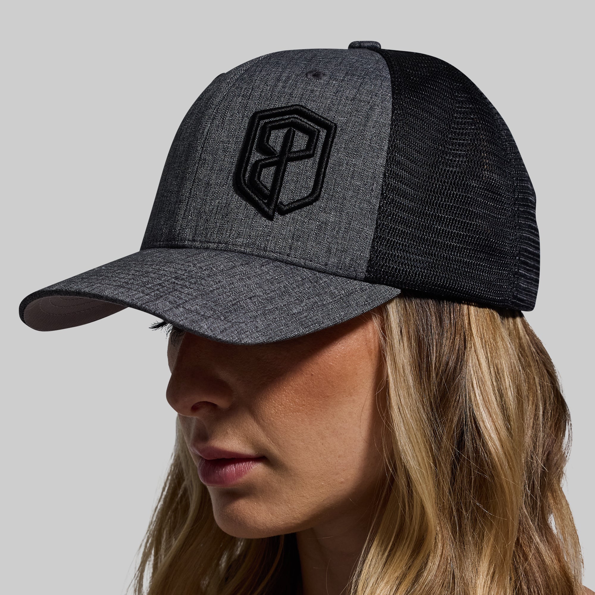 BP Two-Tone Trucker Hat (Charcoal/Black) - Image 5