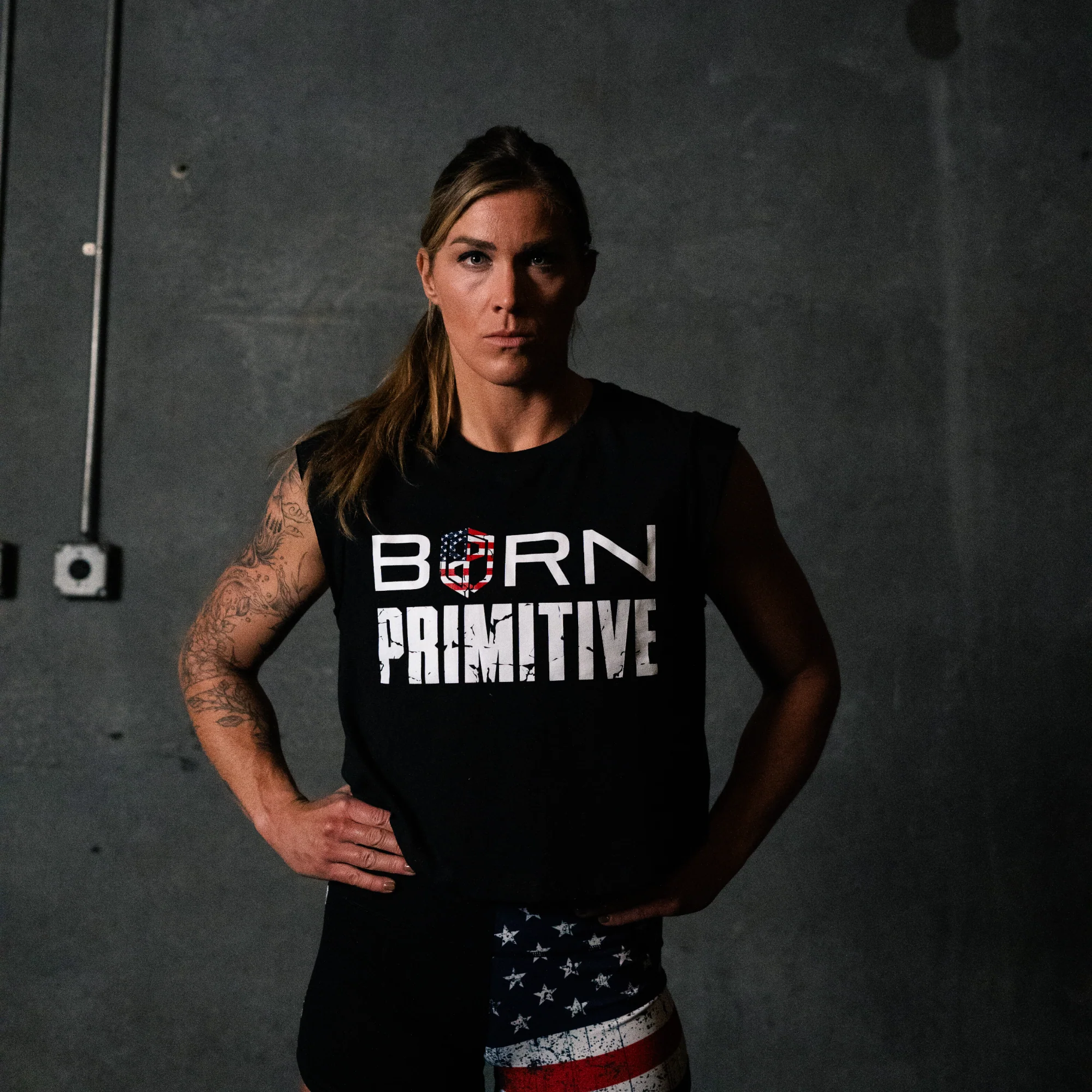 Brand Festival Crop (Black USA) - Image 2