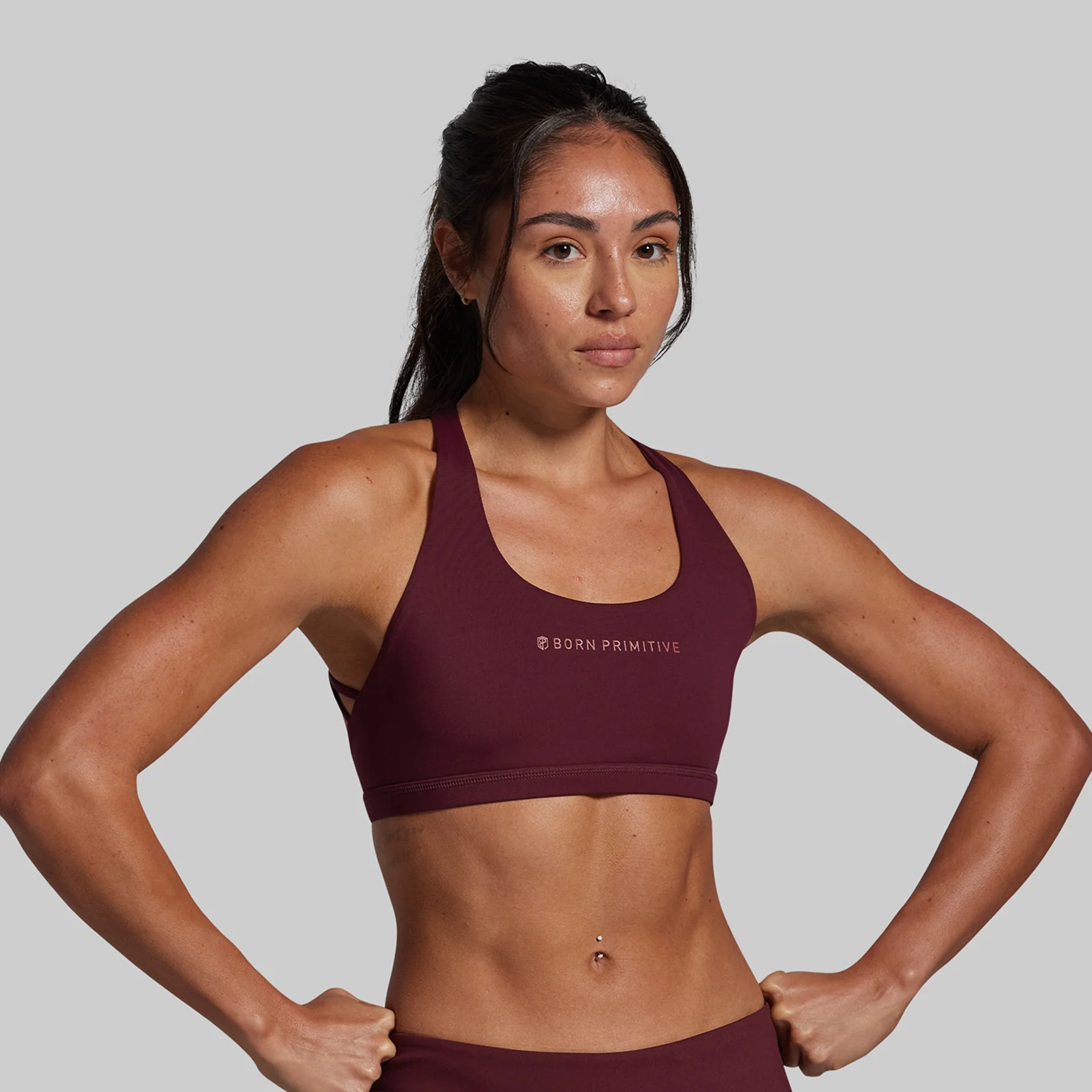 Branded Vitality Sports Bra (Fig) - Image 2