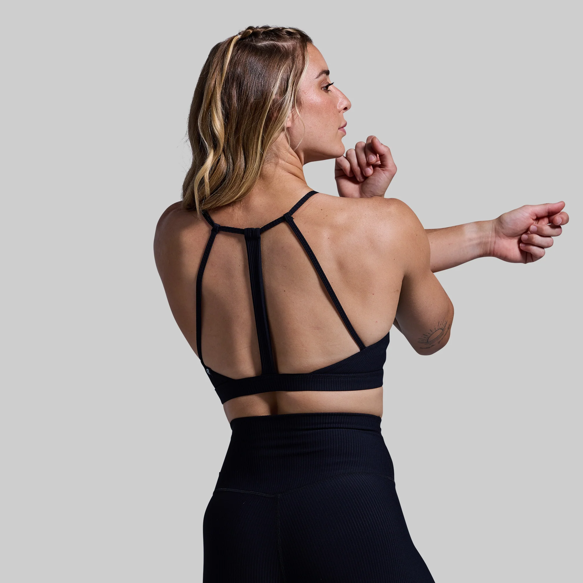 Break the Limits Sports Bra (Black) - Image 3