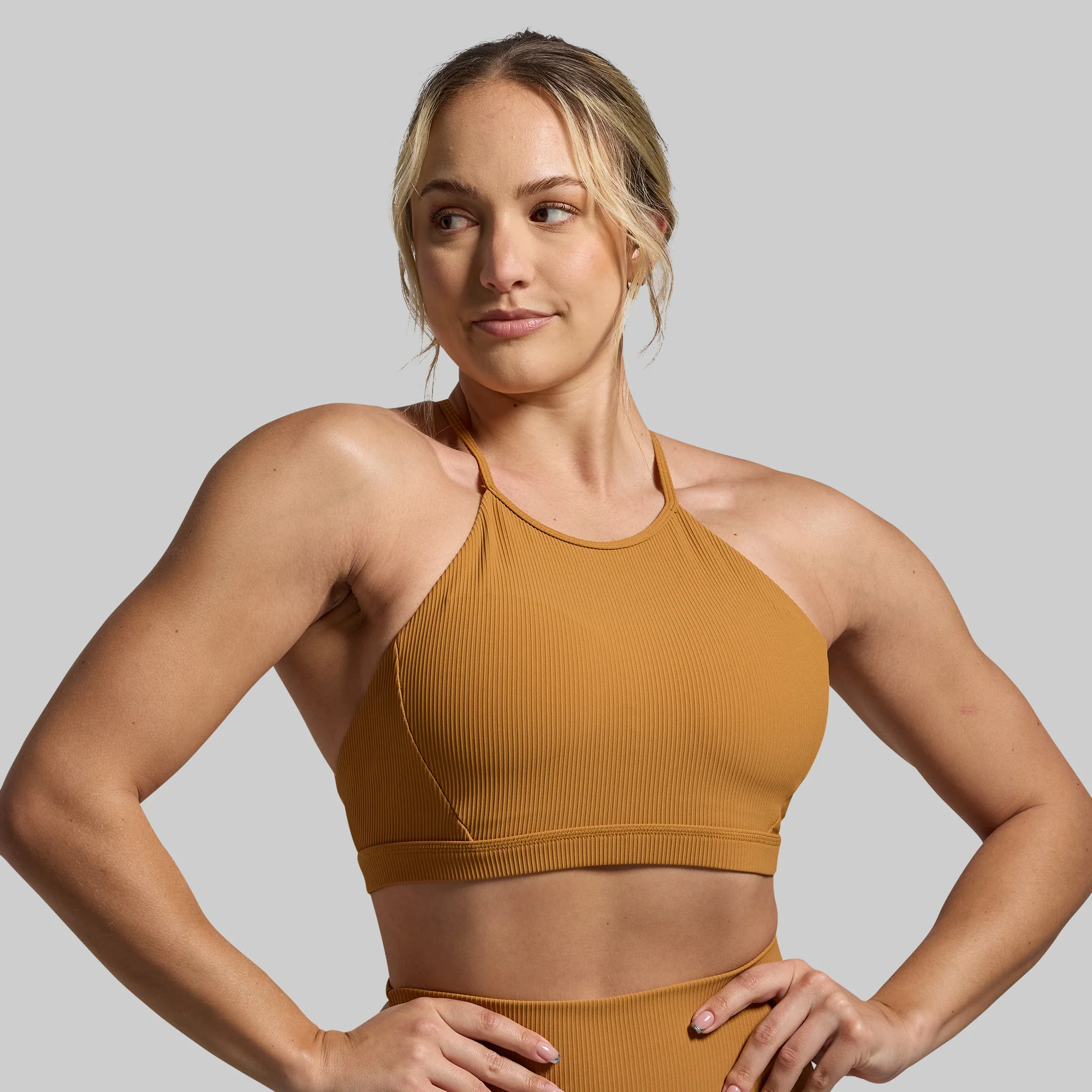 Break the Limits Sports Bra (Biscuit) - Image 2