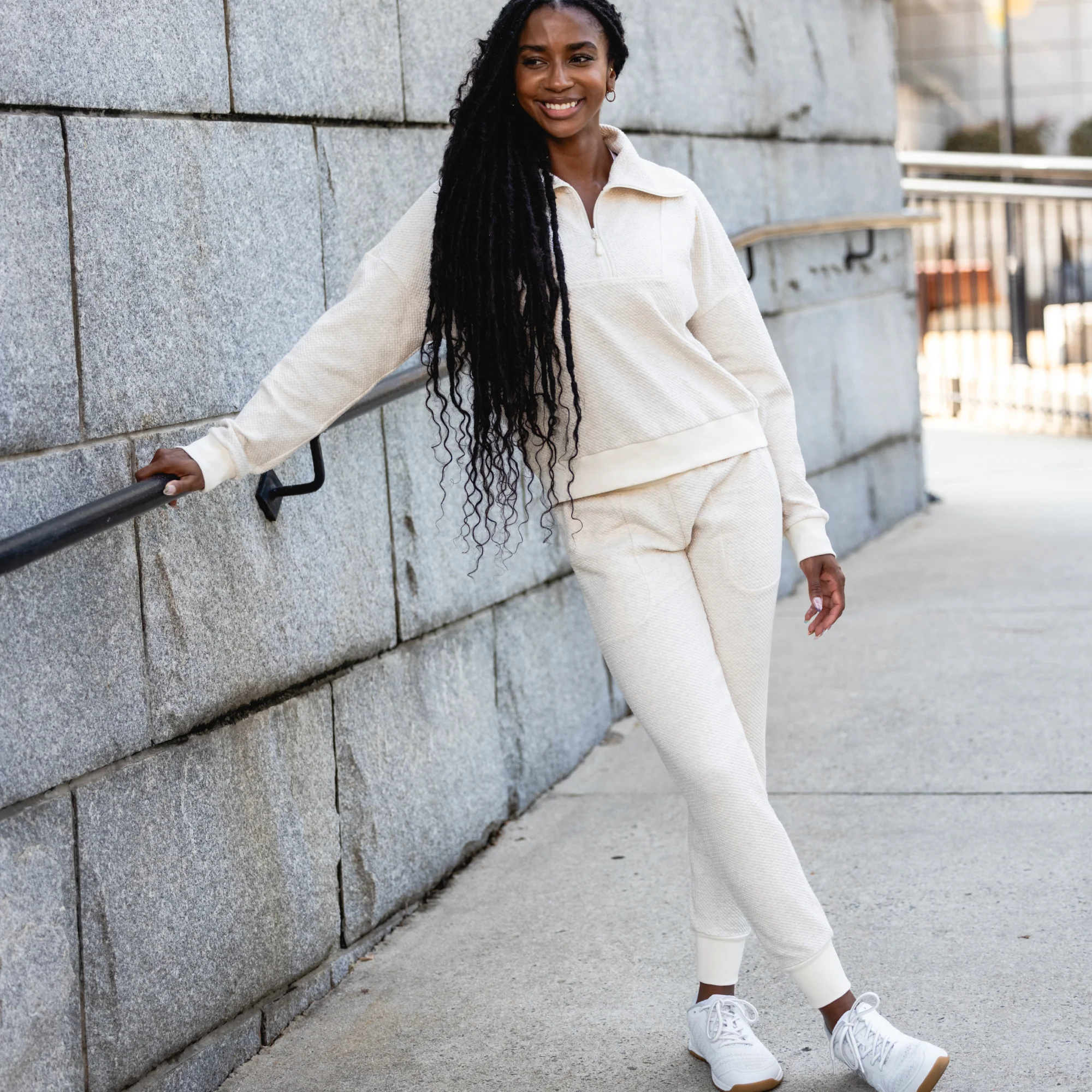 Women's Revive Cloud Set (Heather Oatmeal) - Image 2