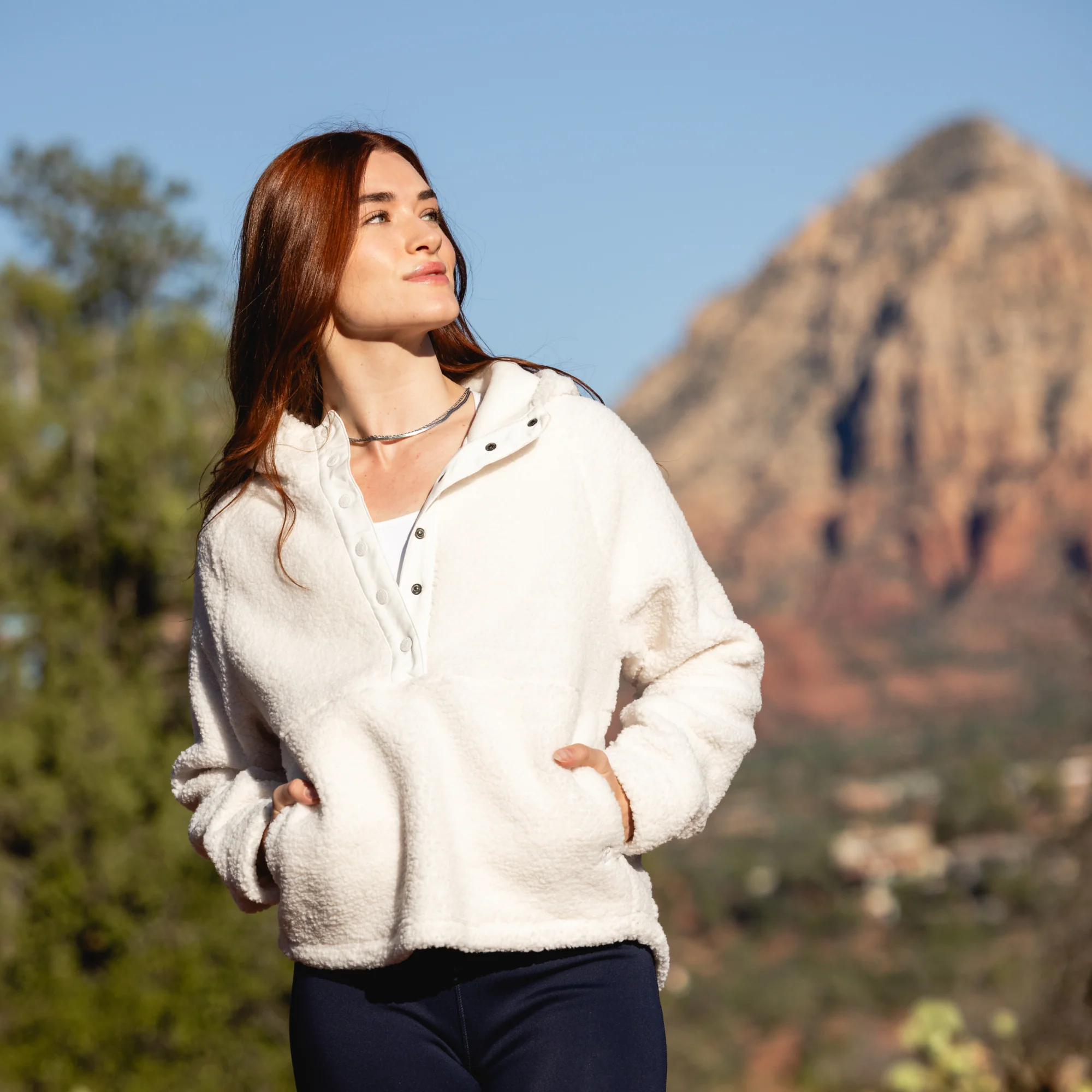 Day Hike Fleece Pullover (Ivory) - Image 12