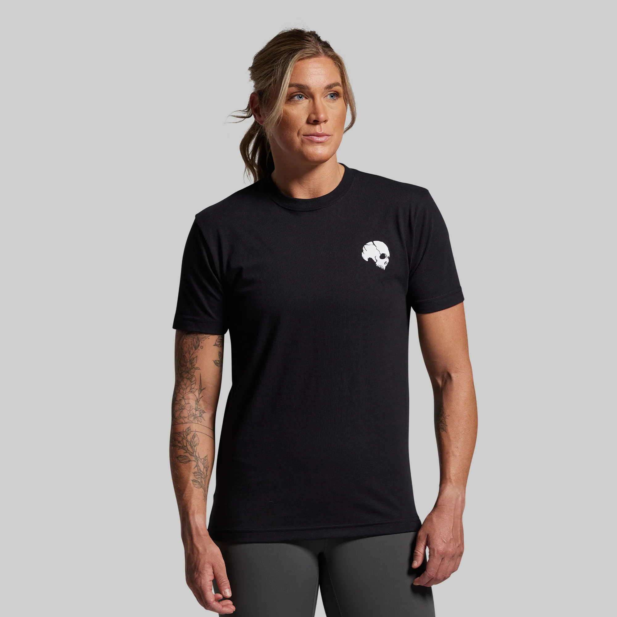 Death Fears the Strong Tee (Black) - Image 2