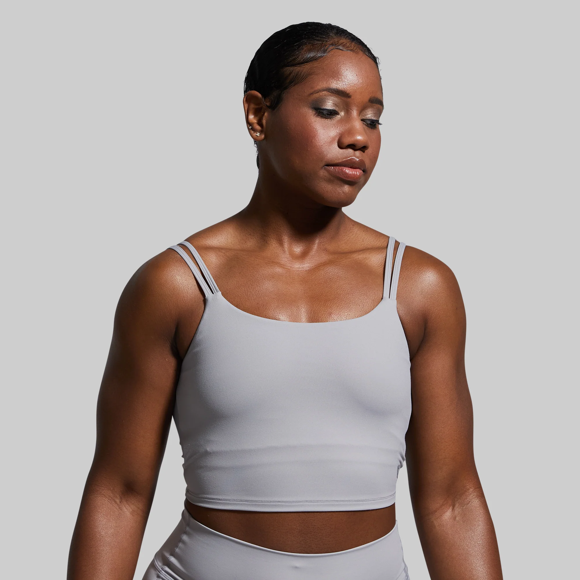 Don't Get It Twisted Sports Bra (Stone) - Image 2