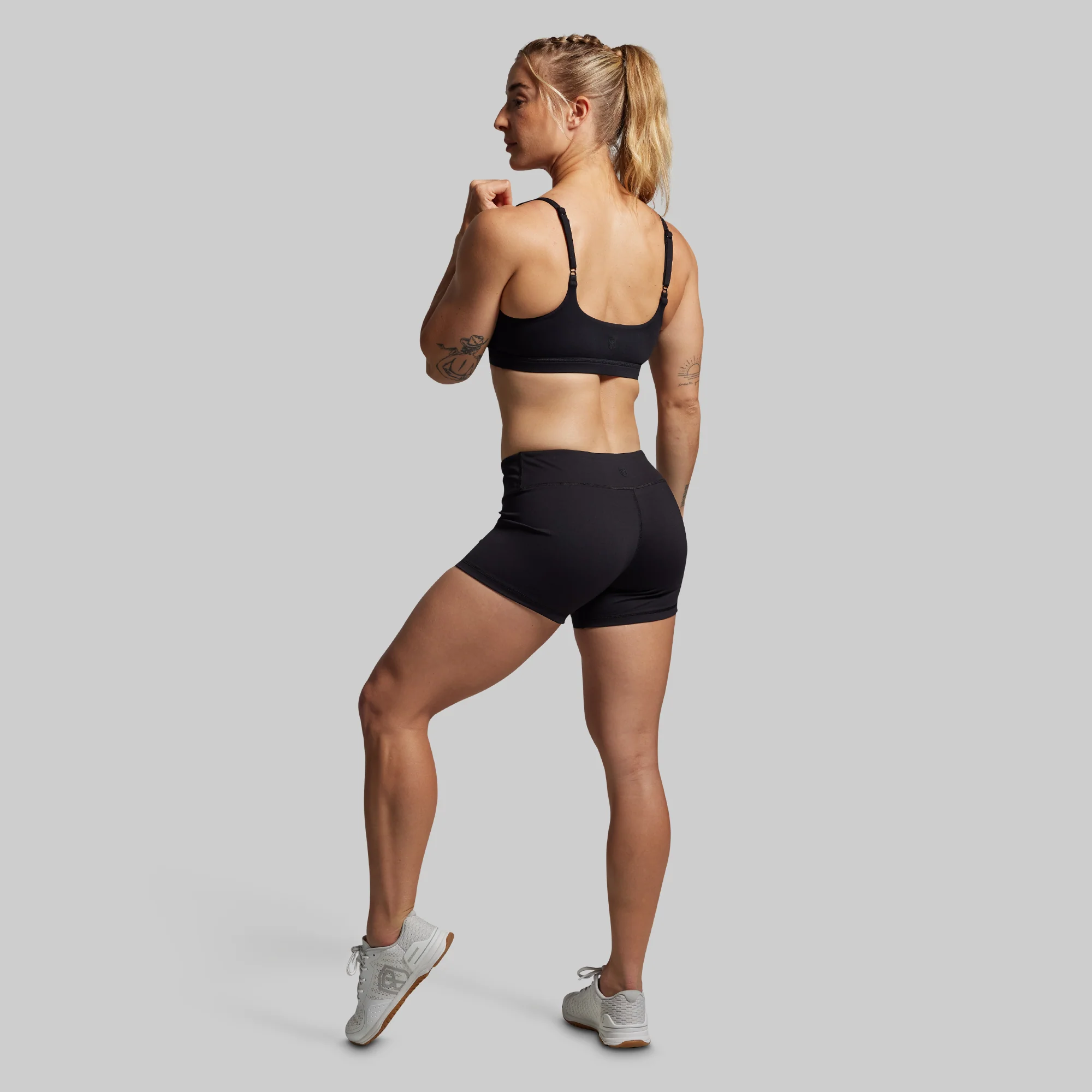 Double Take Booty Short Set (Black) - Image 2