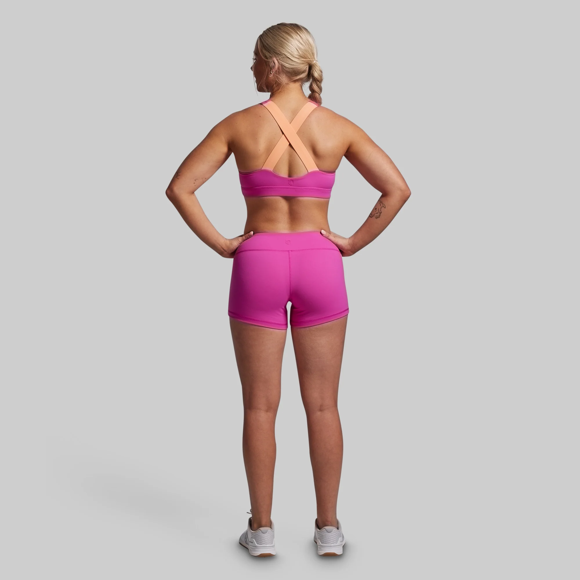Double Take Booty Short Set (Fuchsia) - Image 2