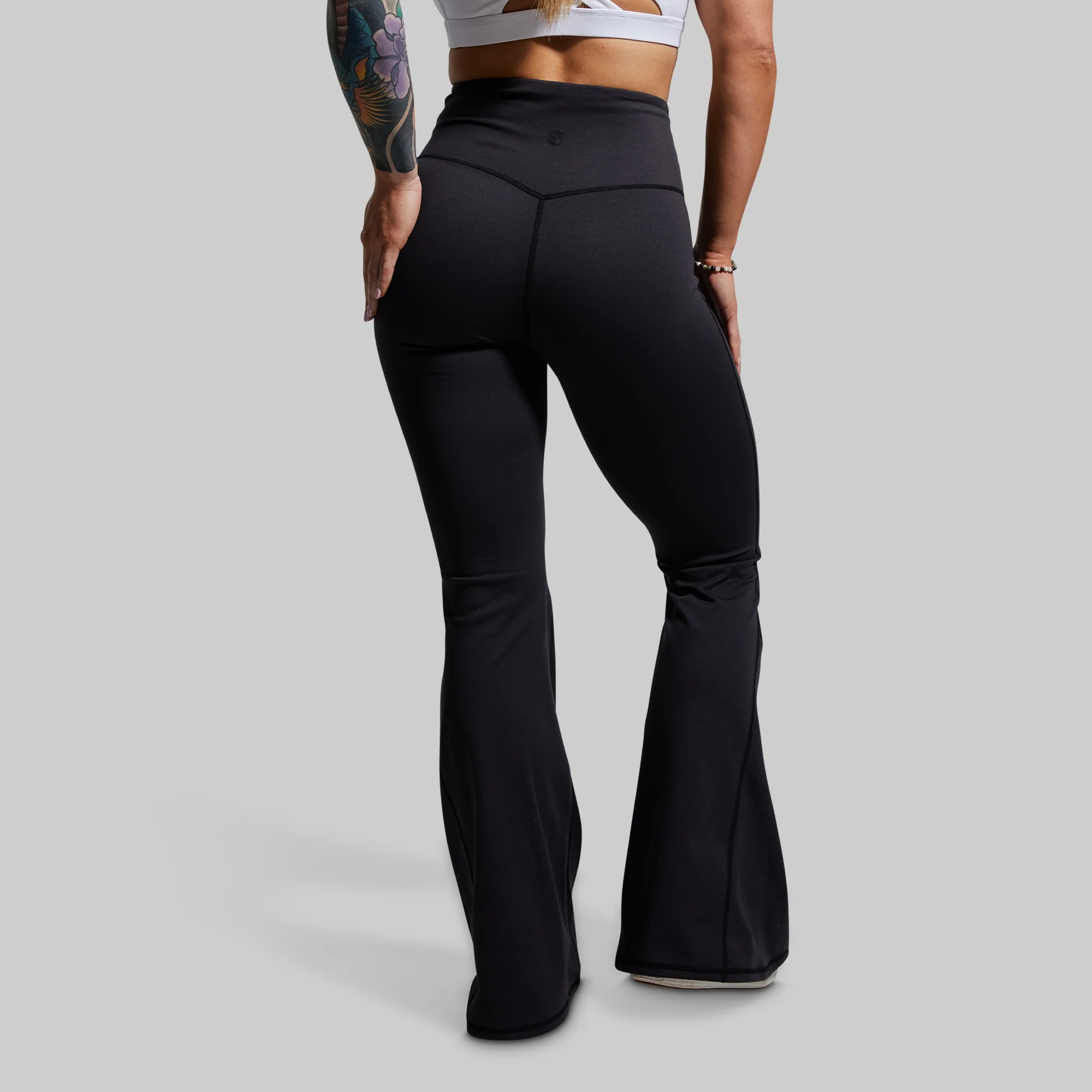 Festival Flare Yoga Pant (Black) - Image 4
