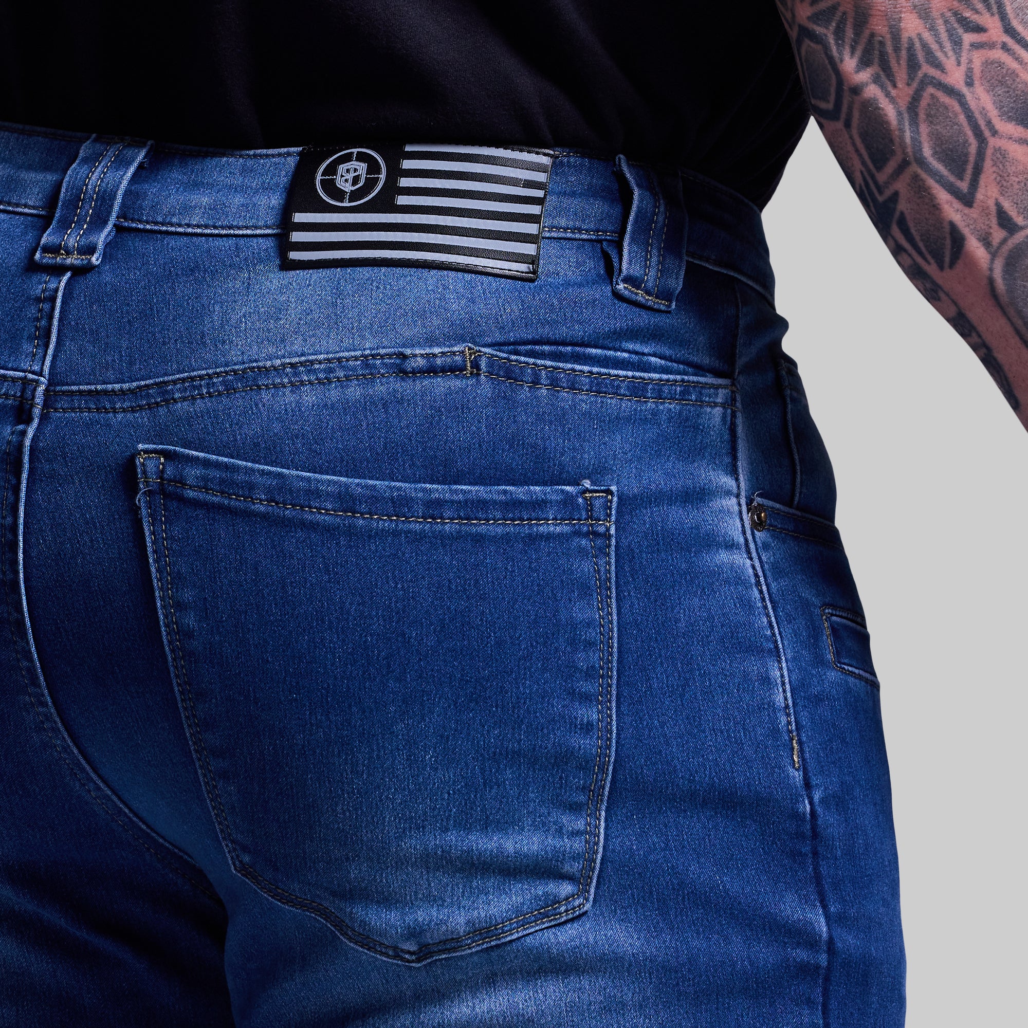 FLEX Recon Straight Leg Jean (Dark Wash) - Image 4