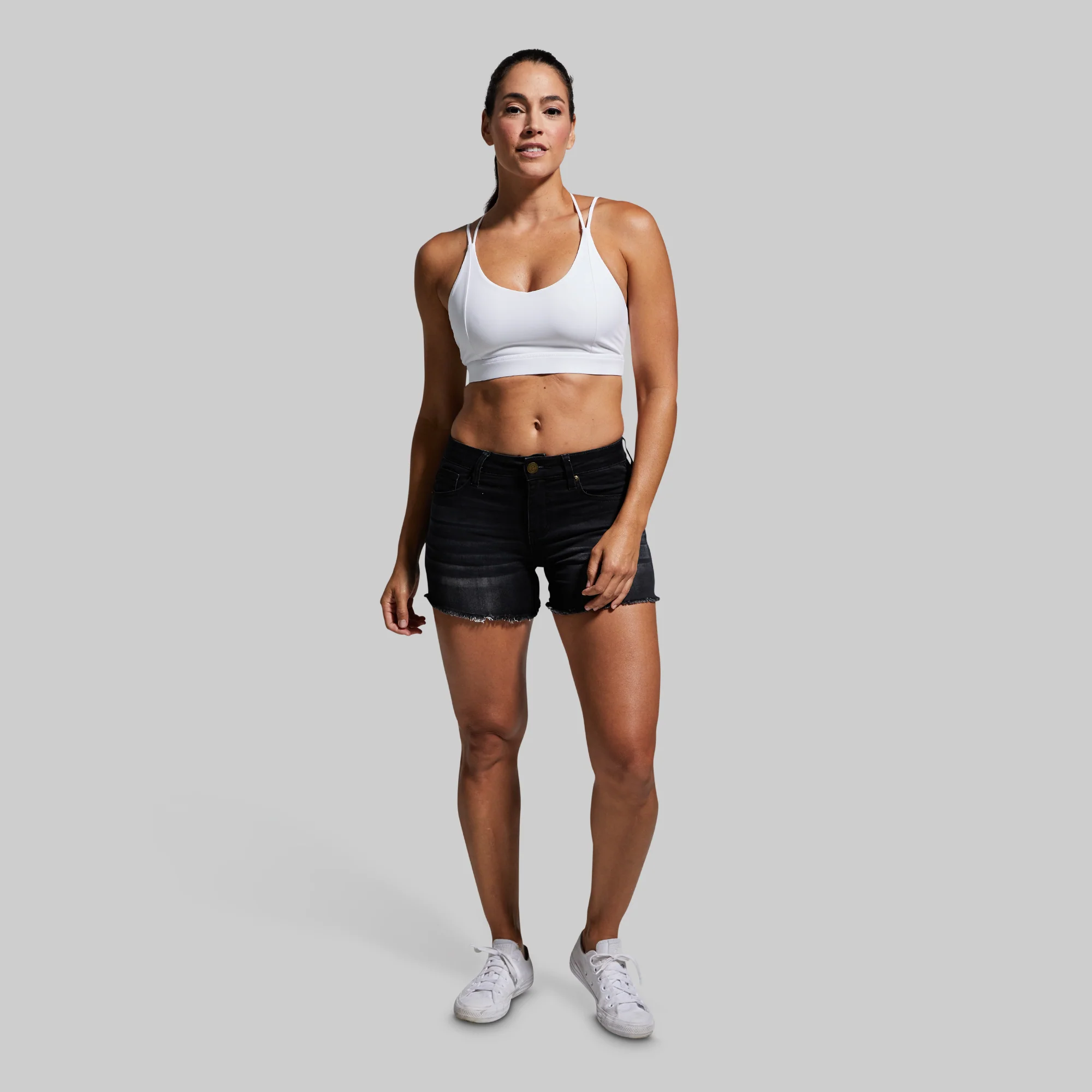 FLEX Stretchy Jean Short (Black) - Image 7