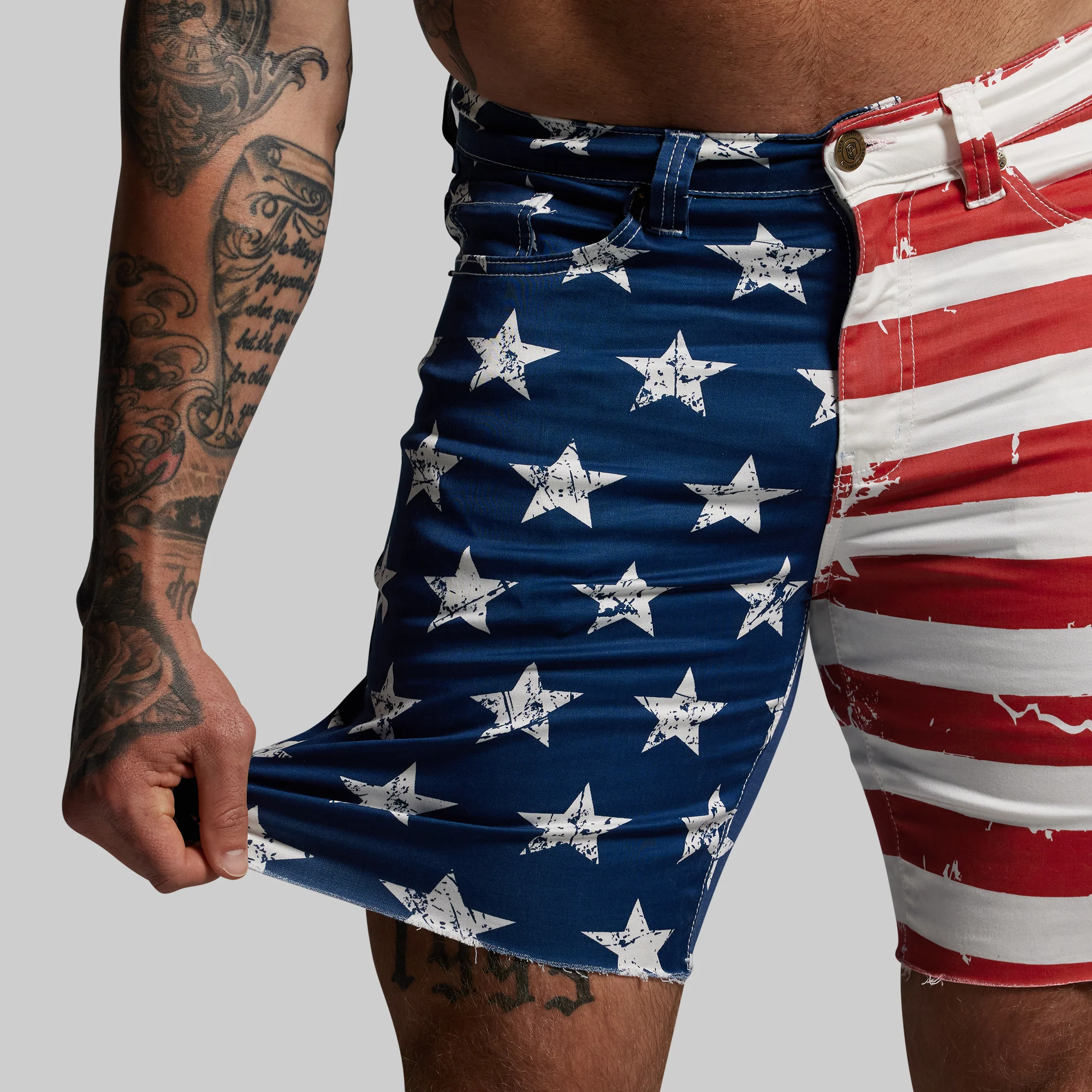 FLEX Stretchy Jort 7" (American Flag) - Image 2