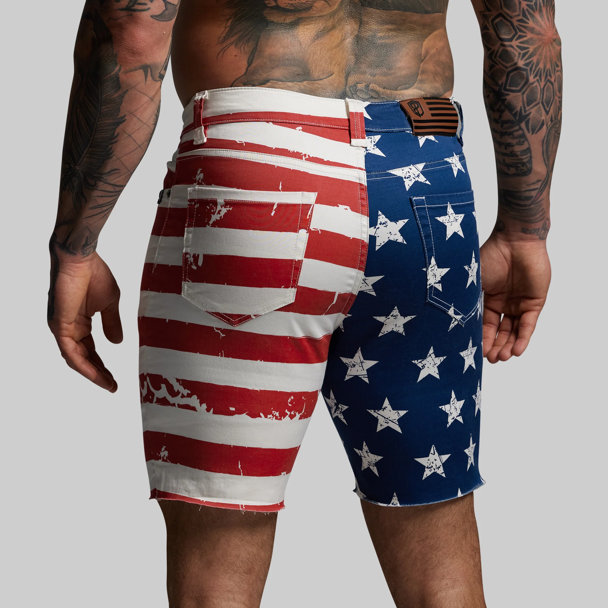 FLEX Stretchy Jort 7" (American Flag) - Image 3