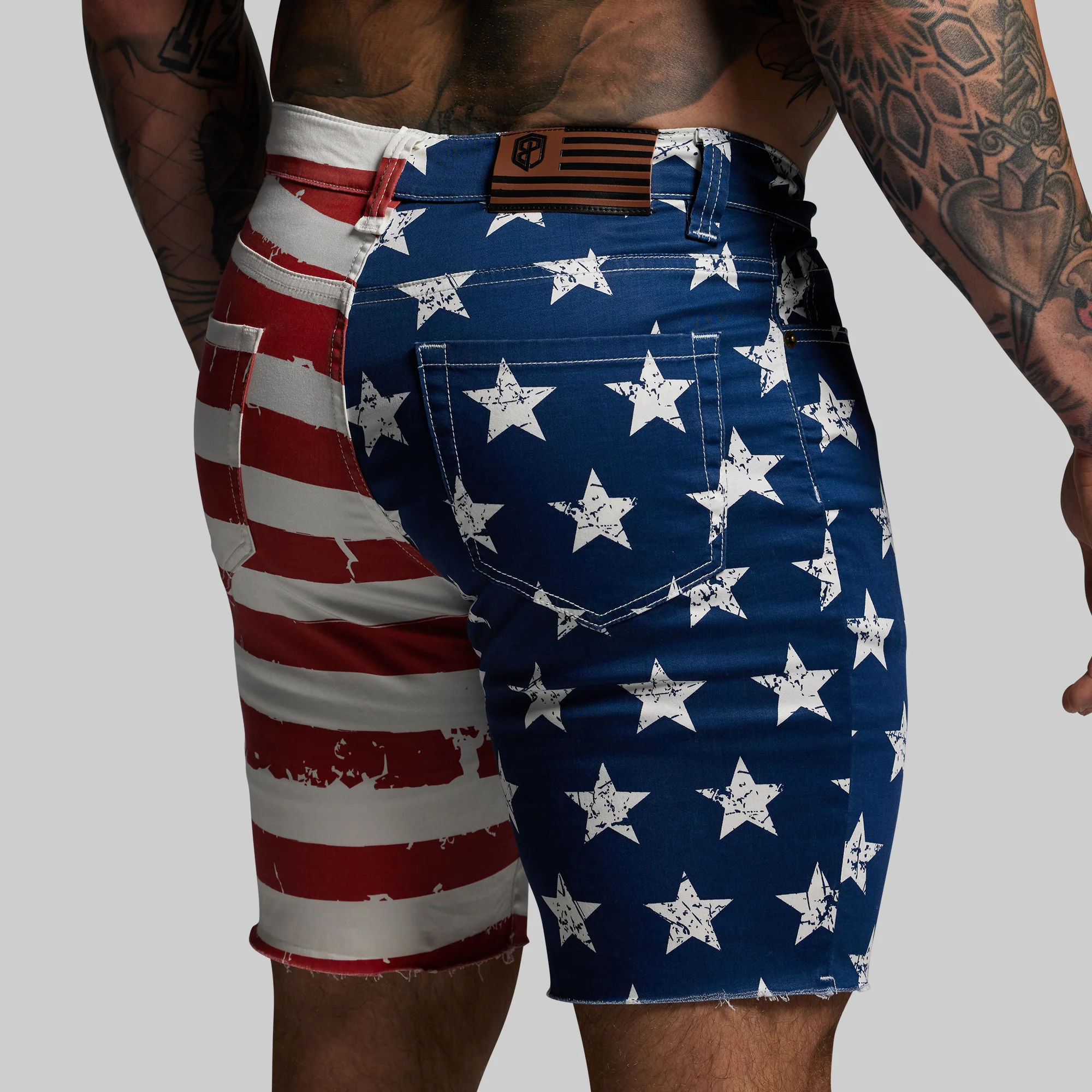 FLEX Stretchy Jort 7" (American Flag) - Image 4