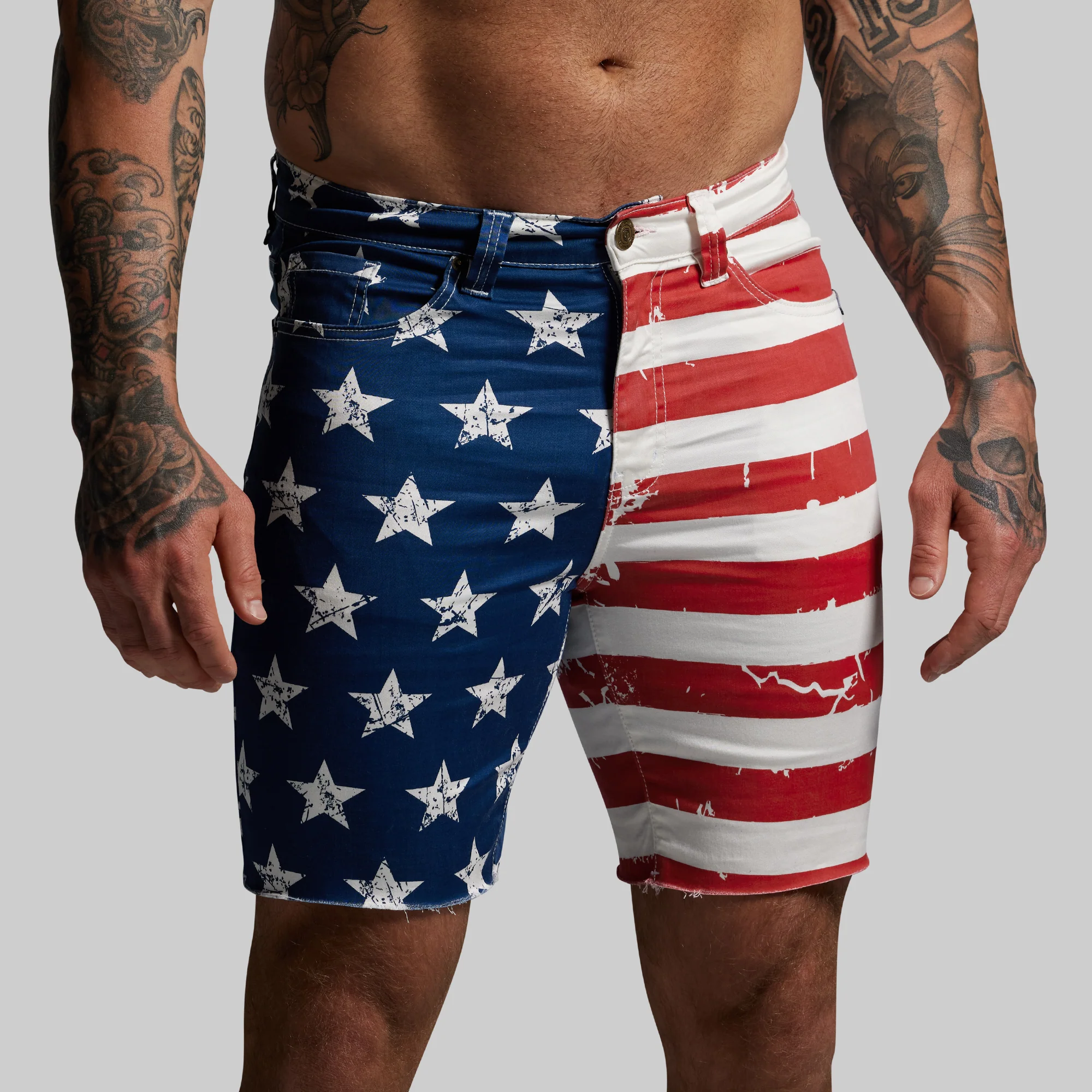 FLEX Stretchy Jort 7" (American Flag) - Image 5