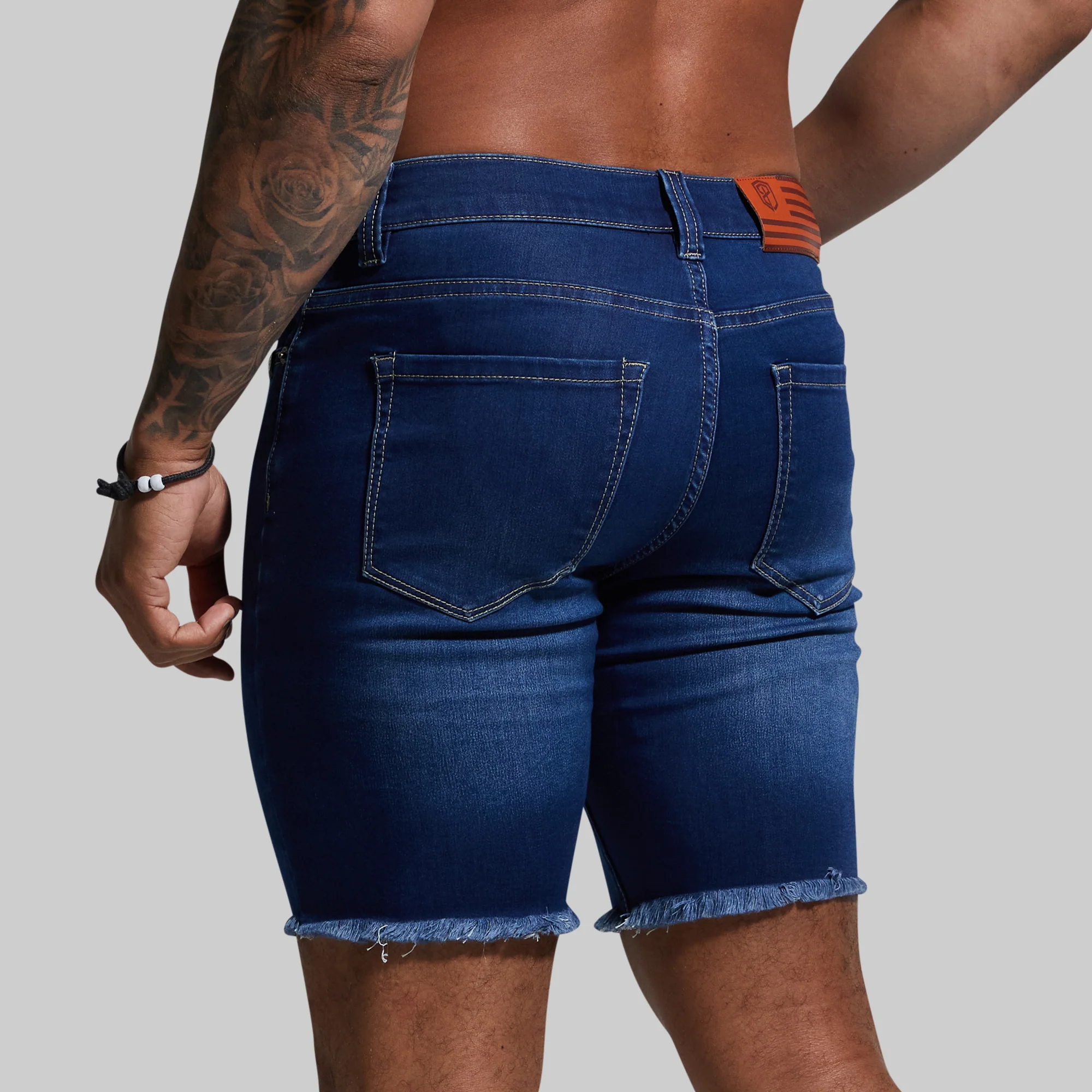 FLEX Stretchy Jort 7" (Dark Wash) - Image 3