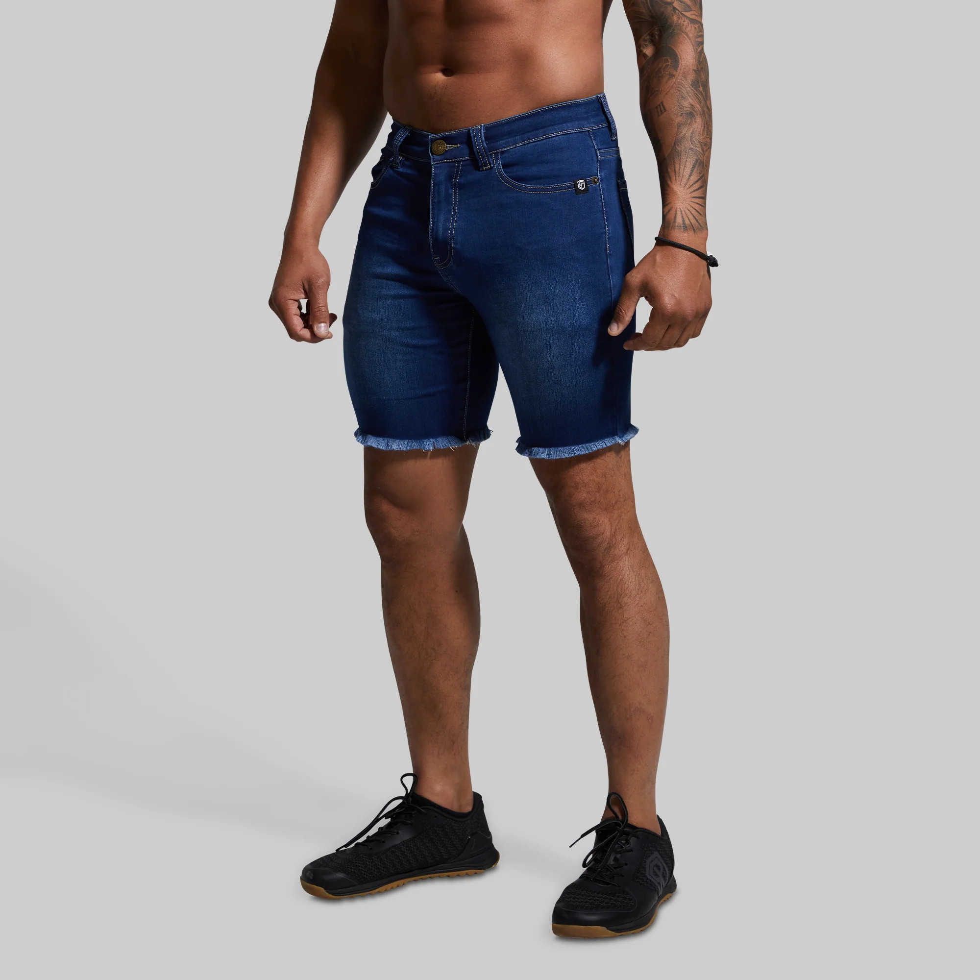 FLEX Stretchy Jort 7" (Dark Wash) - Image 4