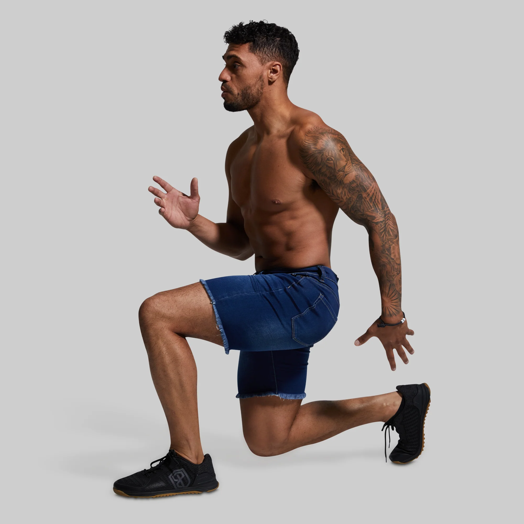 FLEX Stretchy Jort 7" (Dark Wash) - Image 7