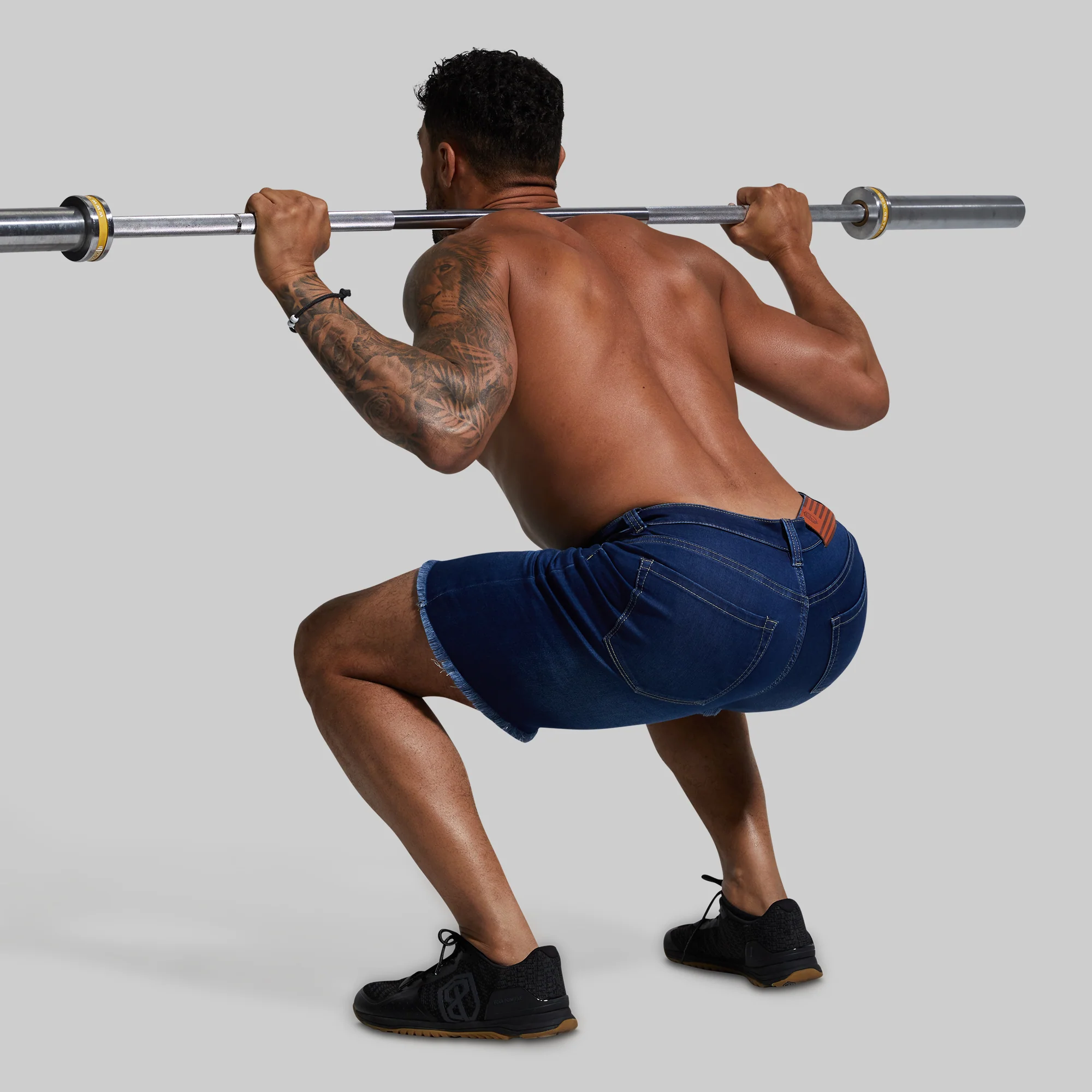 FLEX Stretchy Jort 7" (Dark Wash) - Image 8