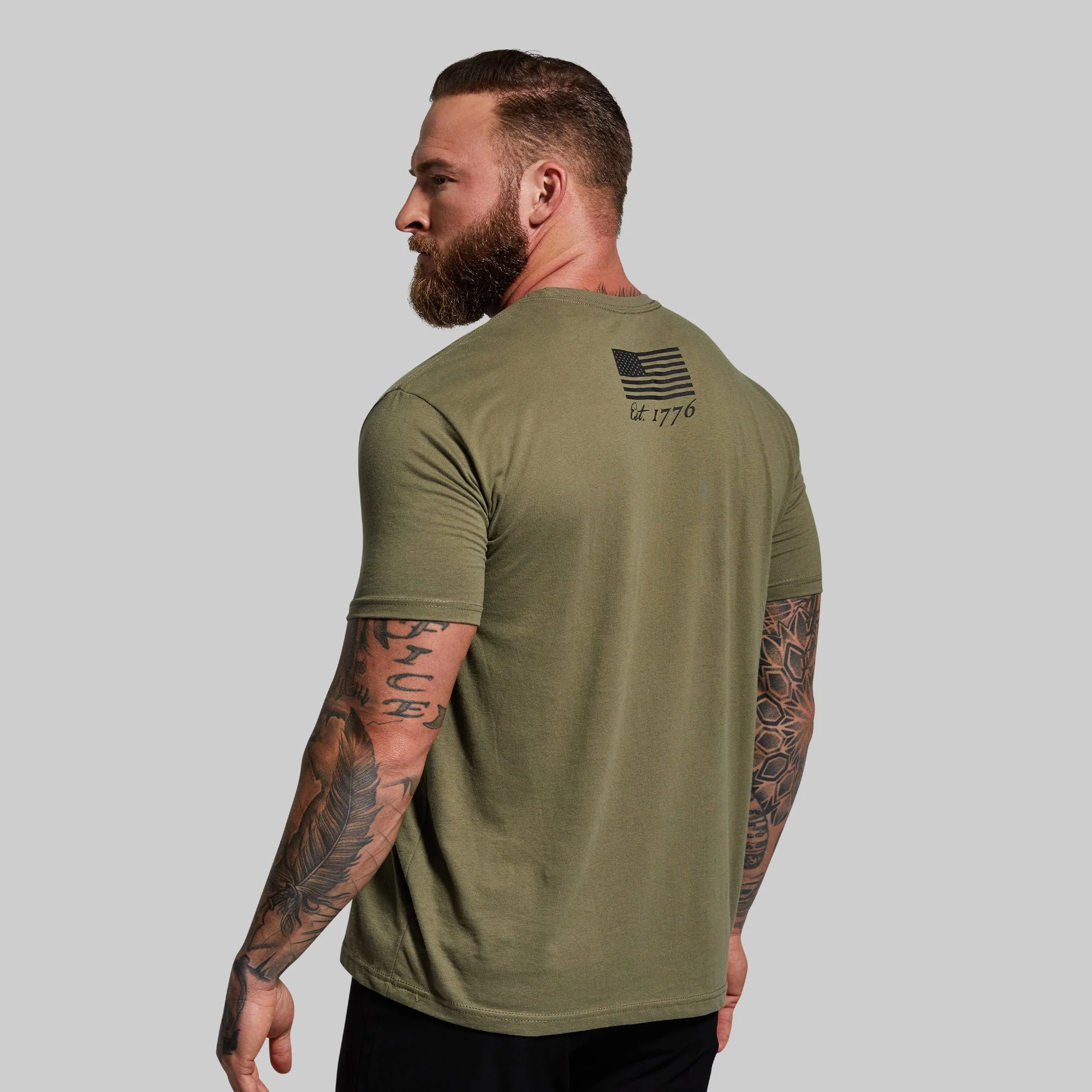 Freedom Paid In Full Tee (Tactical Green) - Image 2