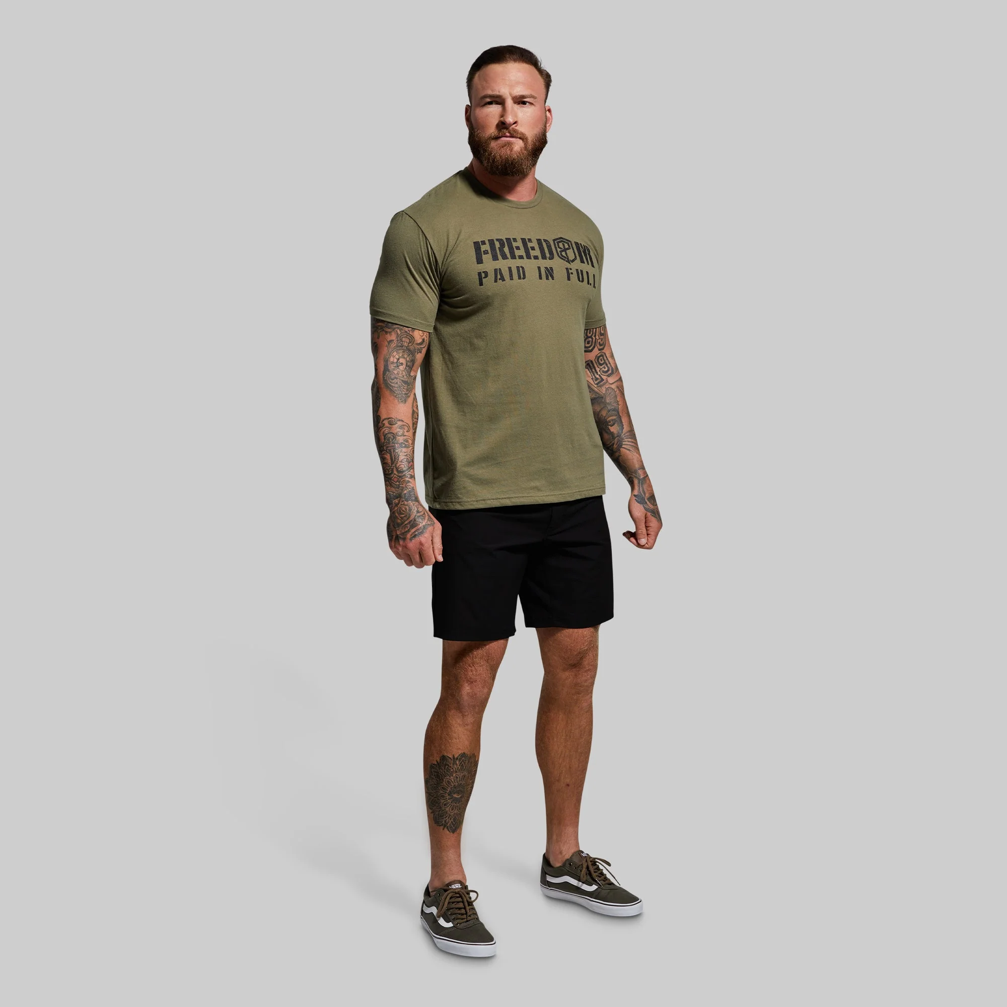 Freedom Paid In Full Tee (Tactical Green) - Image 4