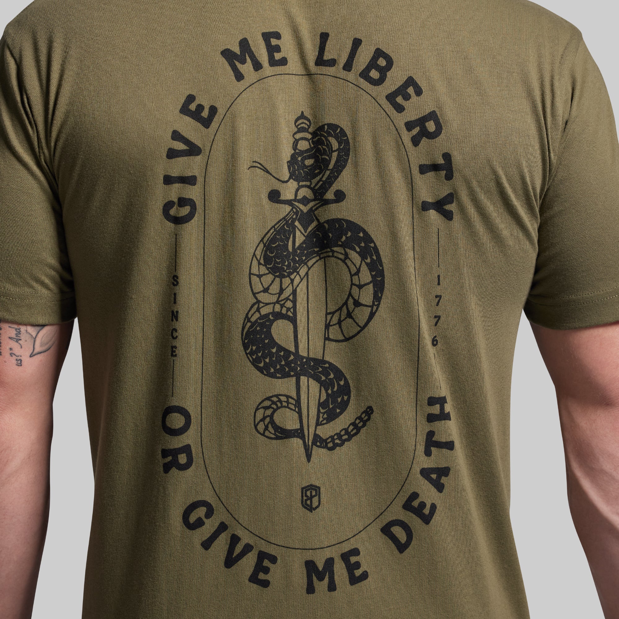 Give Me Liberty Tee (Tactical Green) - Image 4