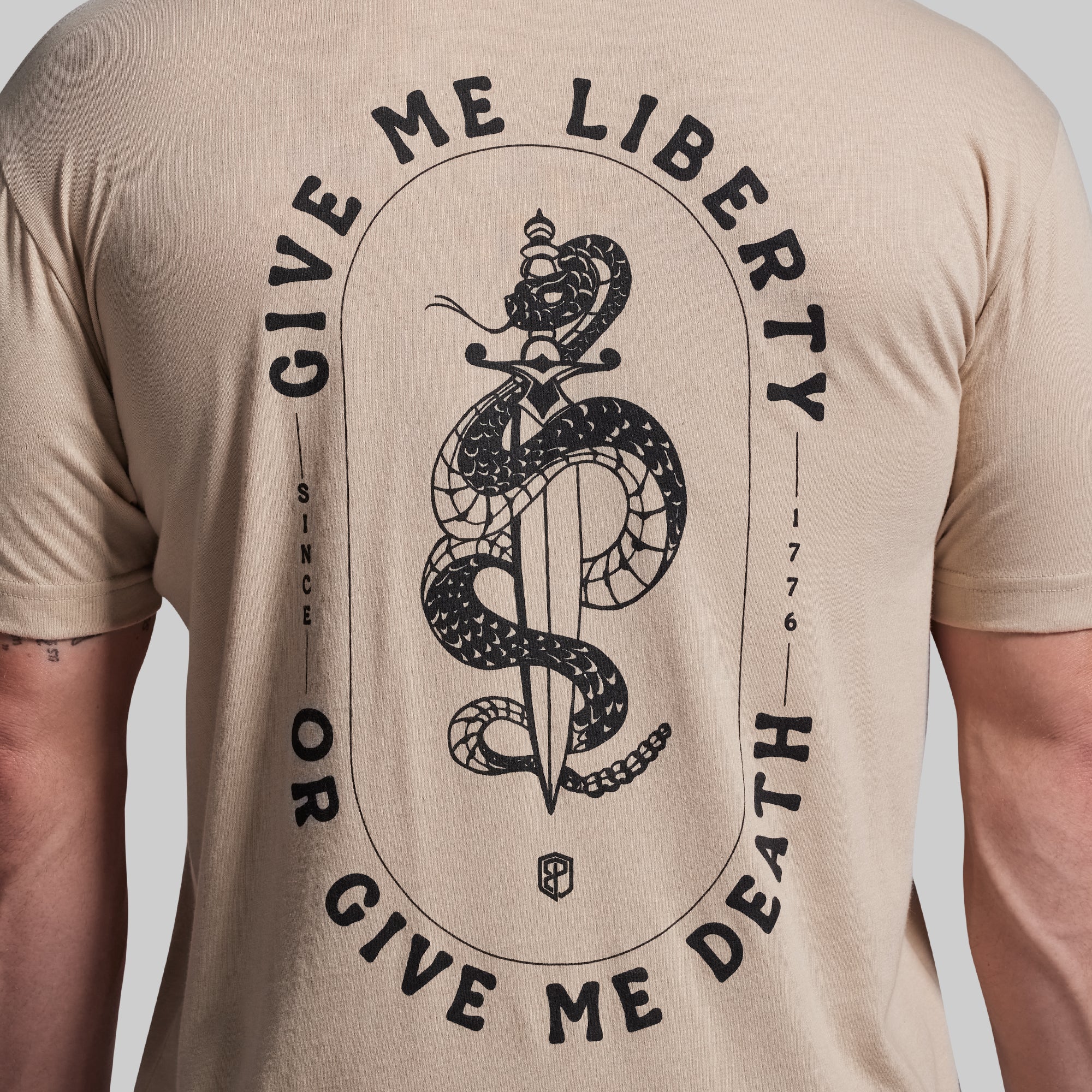 Give Me Liberty Tee (Tan) - Image 4