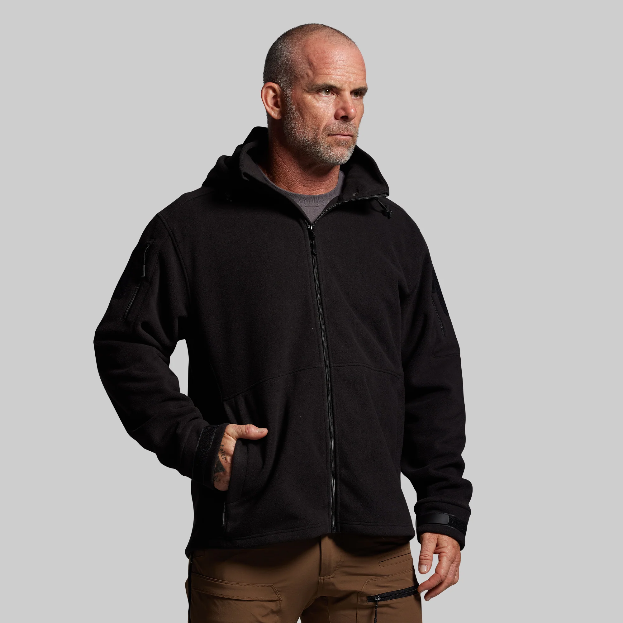 Headwind Fleece Jacket (Black) - Image 3