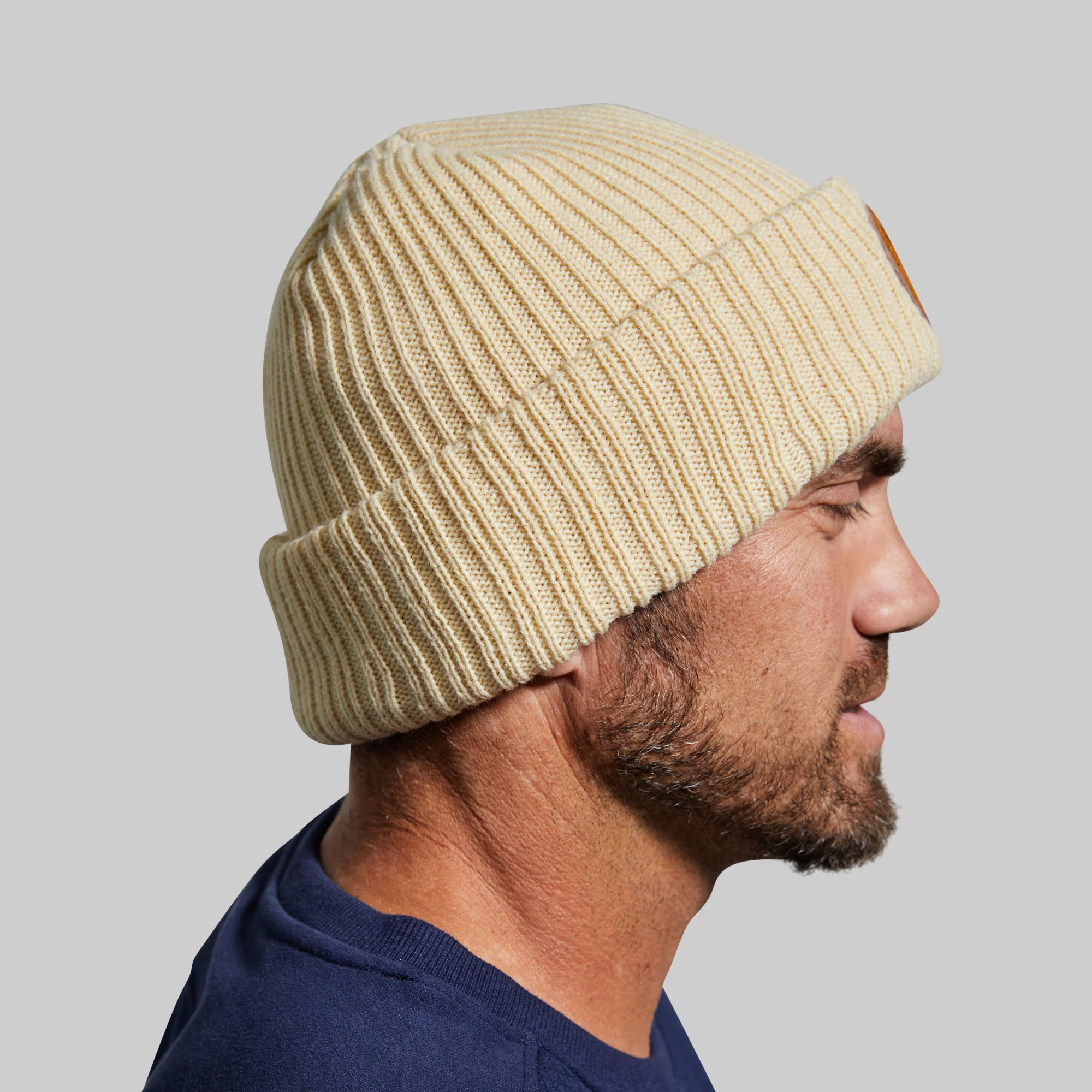 Heritage Knit Beanie (Oatmeal) - Image 2