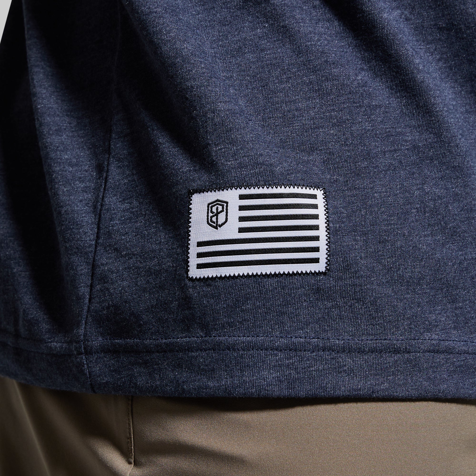 Home of the Brave Tee (Heather Navy) - Image 5