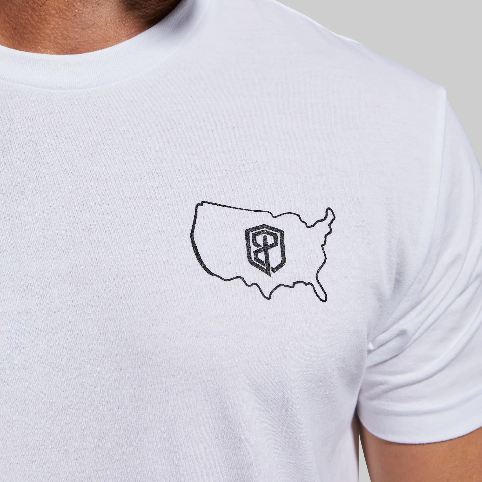 Home of the Brave Tee (White) - Image 3
