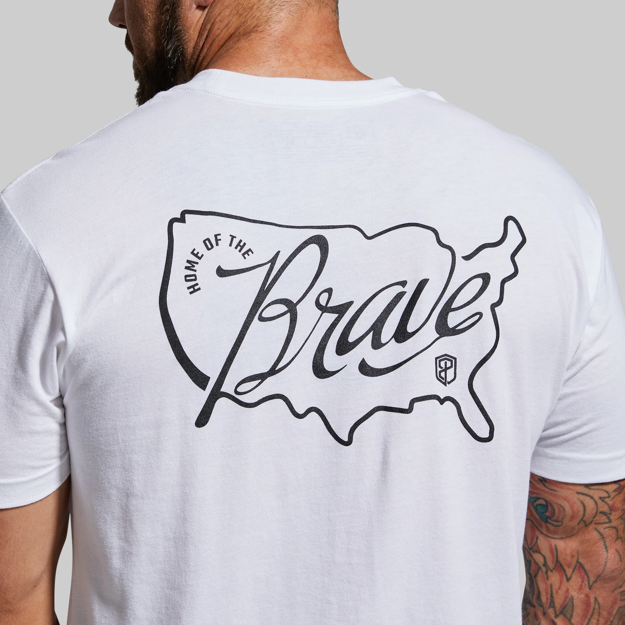Home of the Brave Tee (White) - Image 4