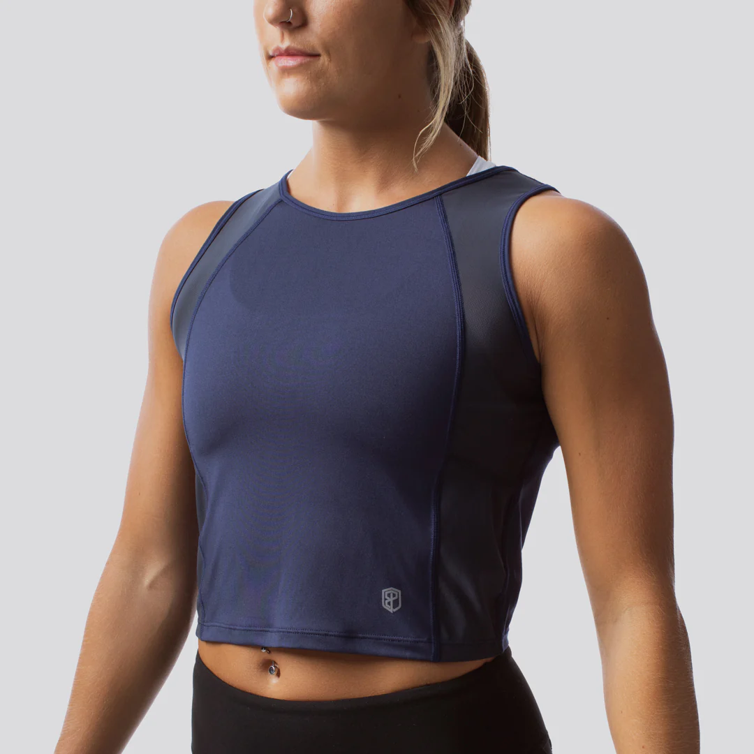 Hurricane Crop Tank (AScudds-Navy) - Image 2