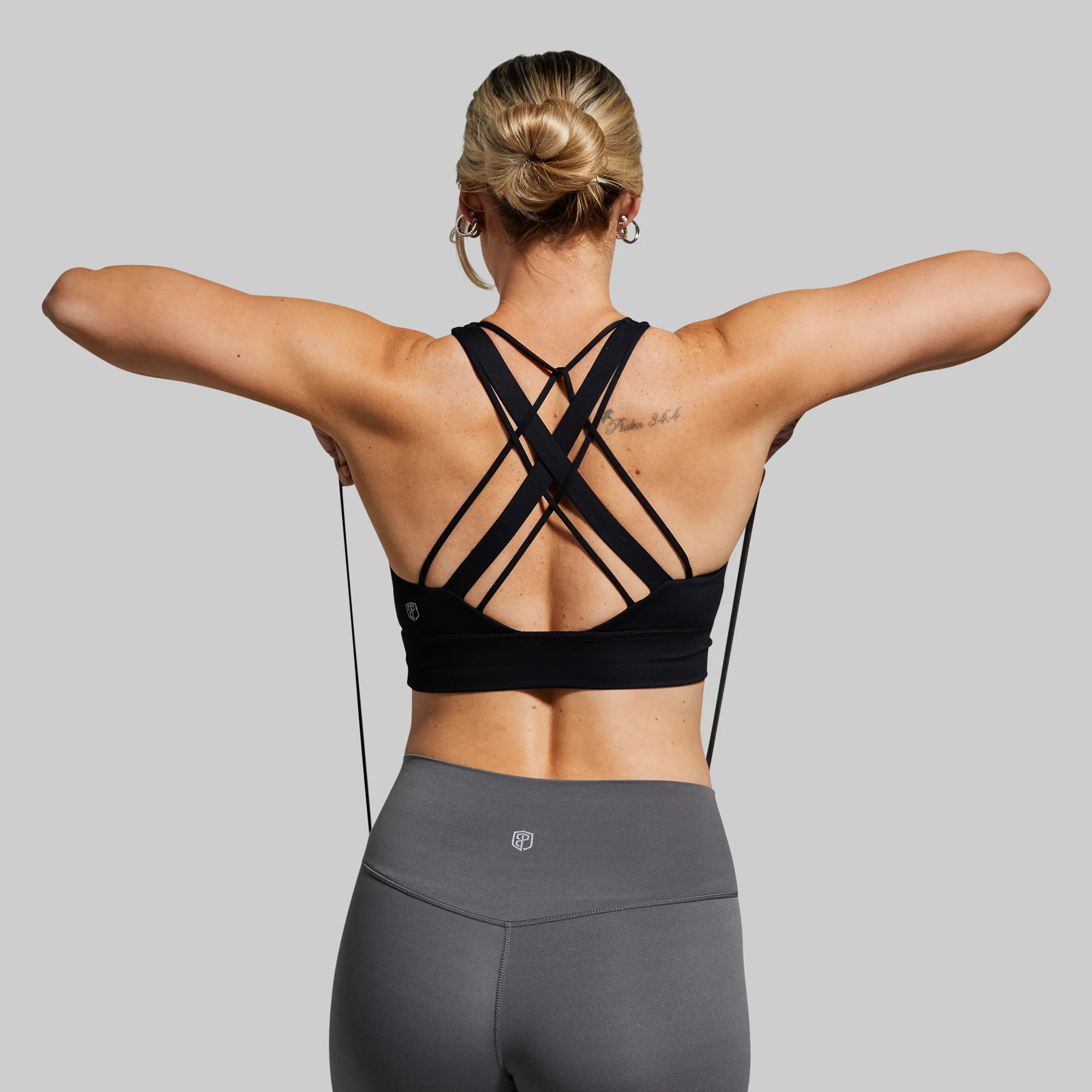 Ignite Sports Bra (Black) - Image 3